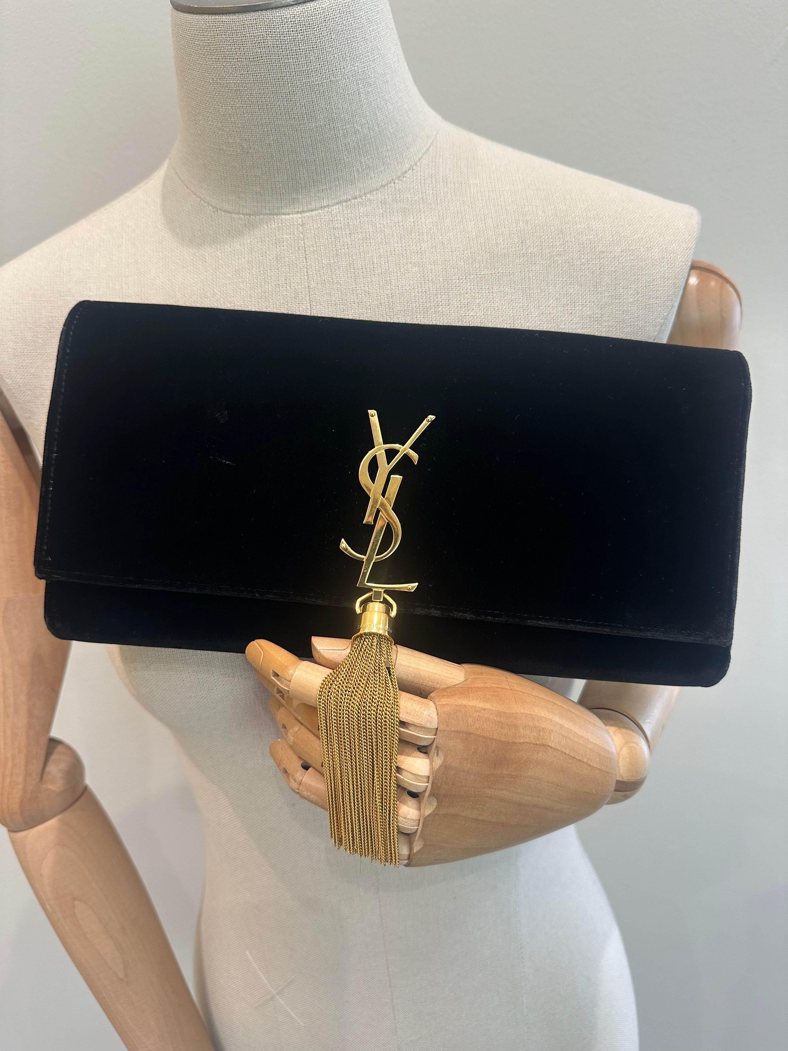 Saint Laurent Tassel Clutch