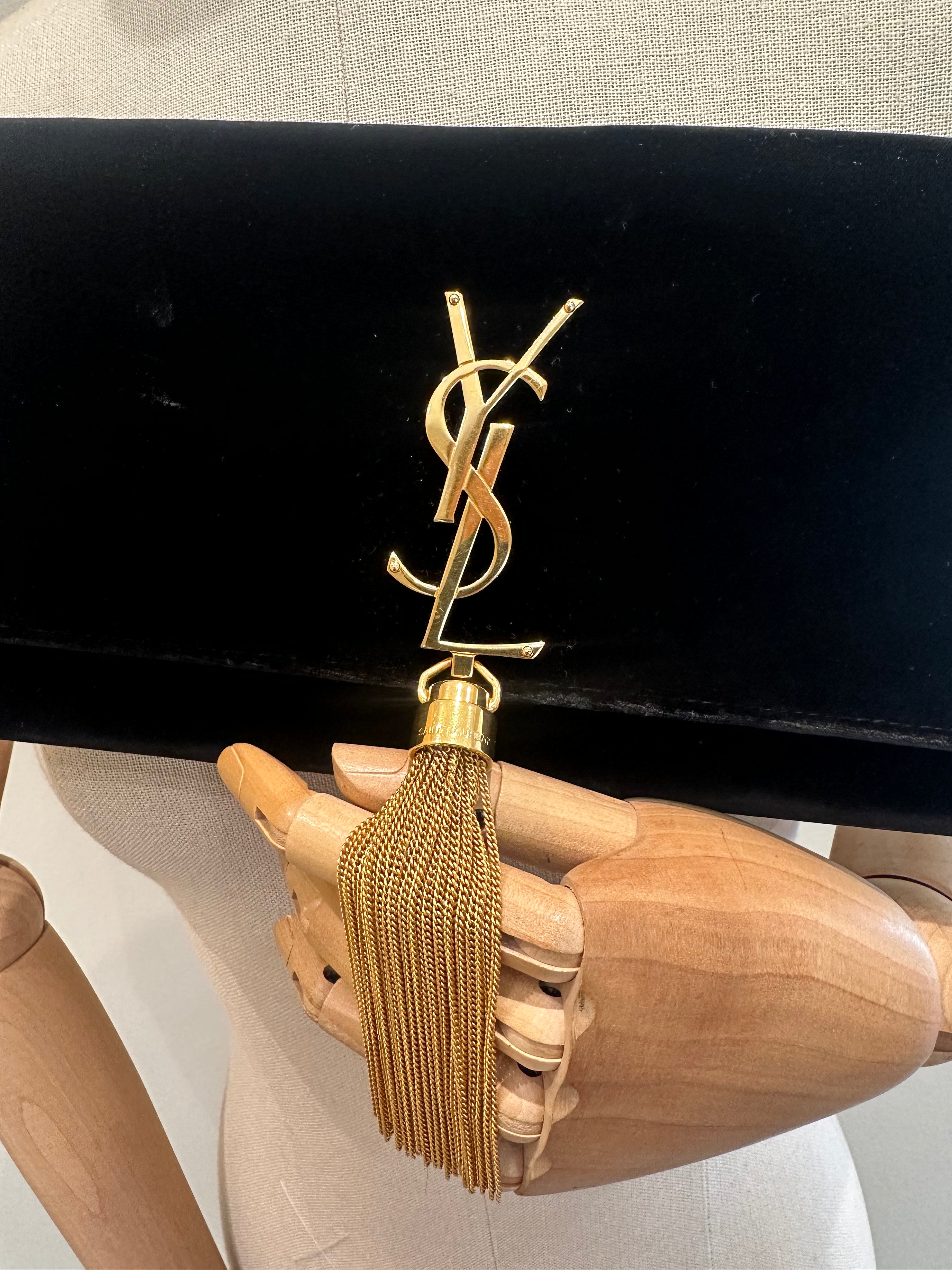 Saint Laurent Tassel Clutch