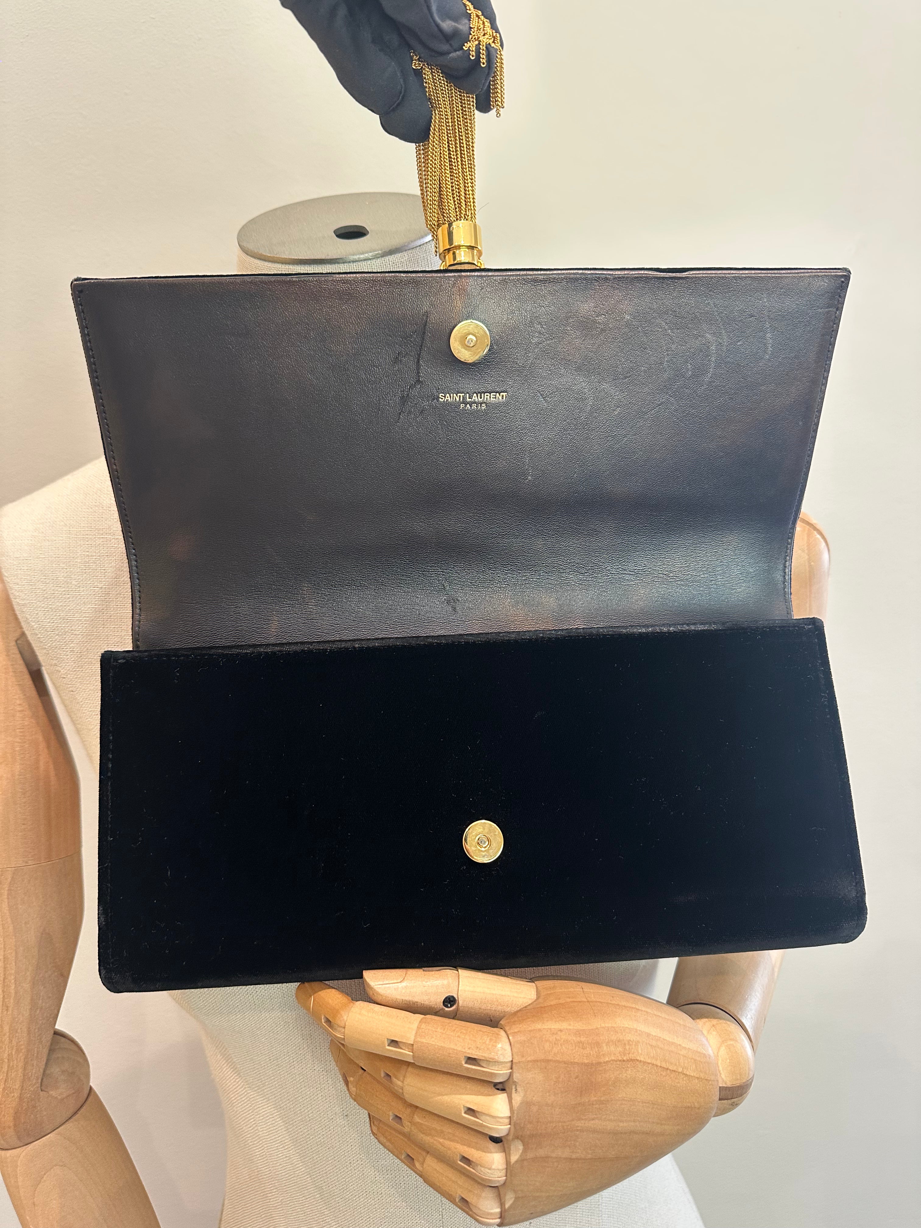 Saint Laurent Tassel Clutch