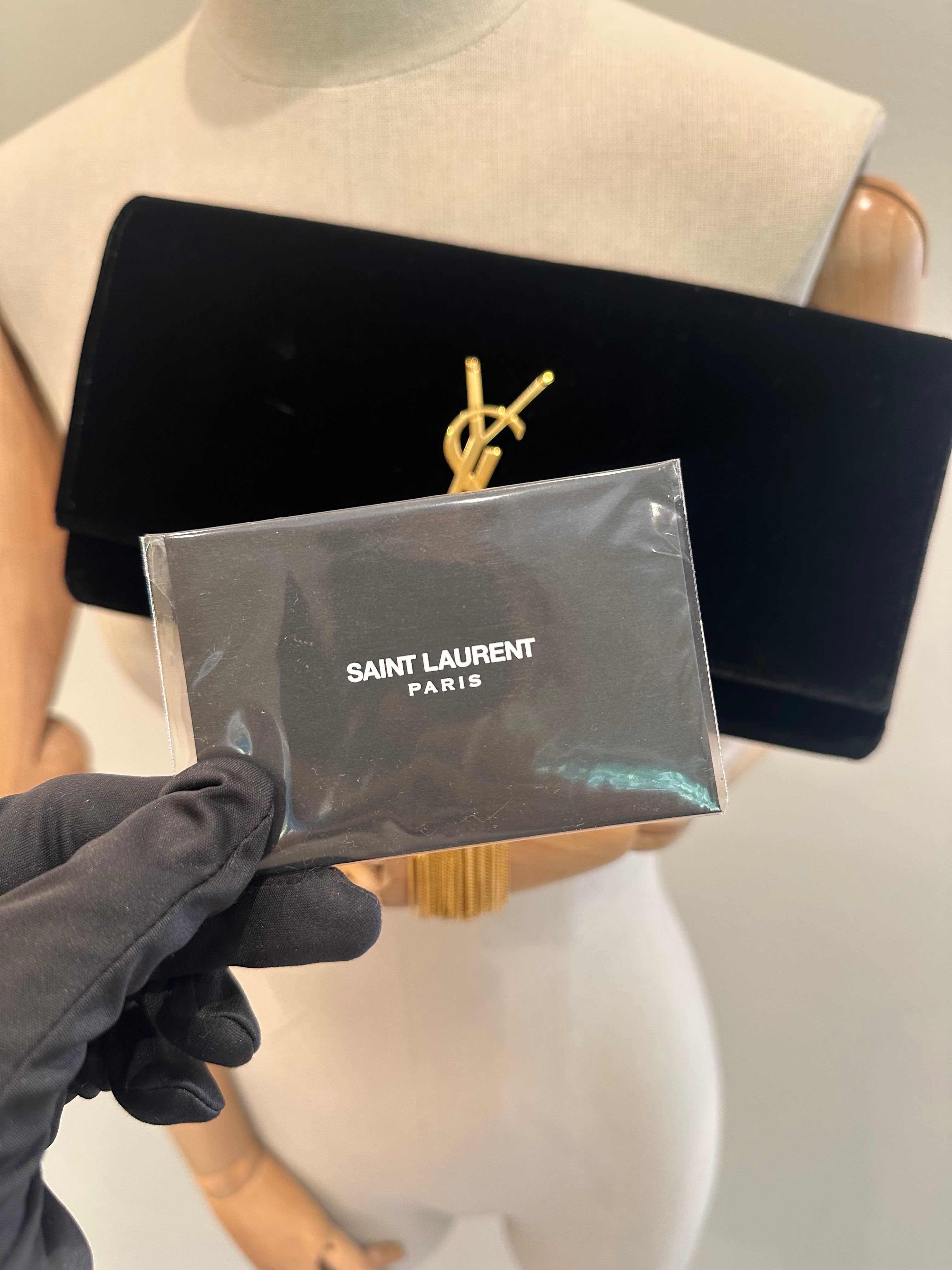 Saint Laurent Tassel Clutch