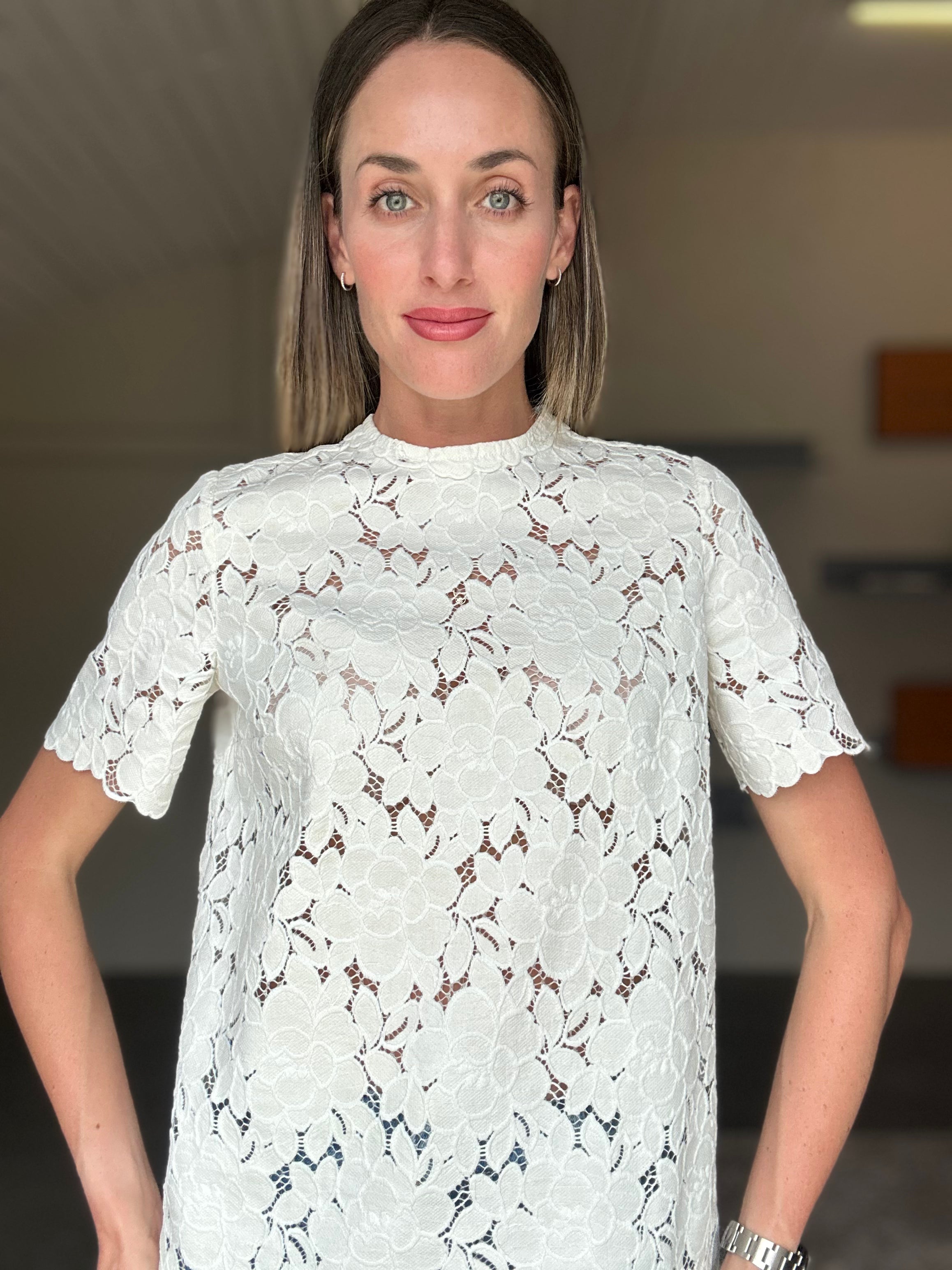Lanvin Lace Shirt (36)