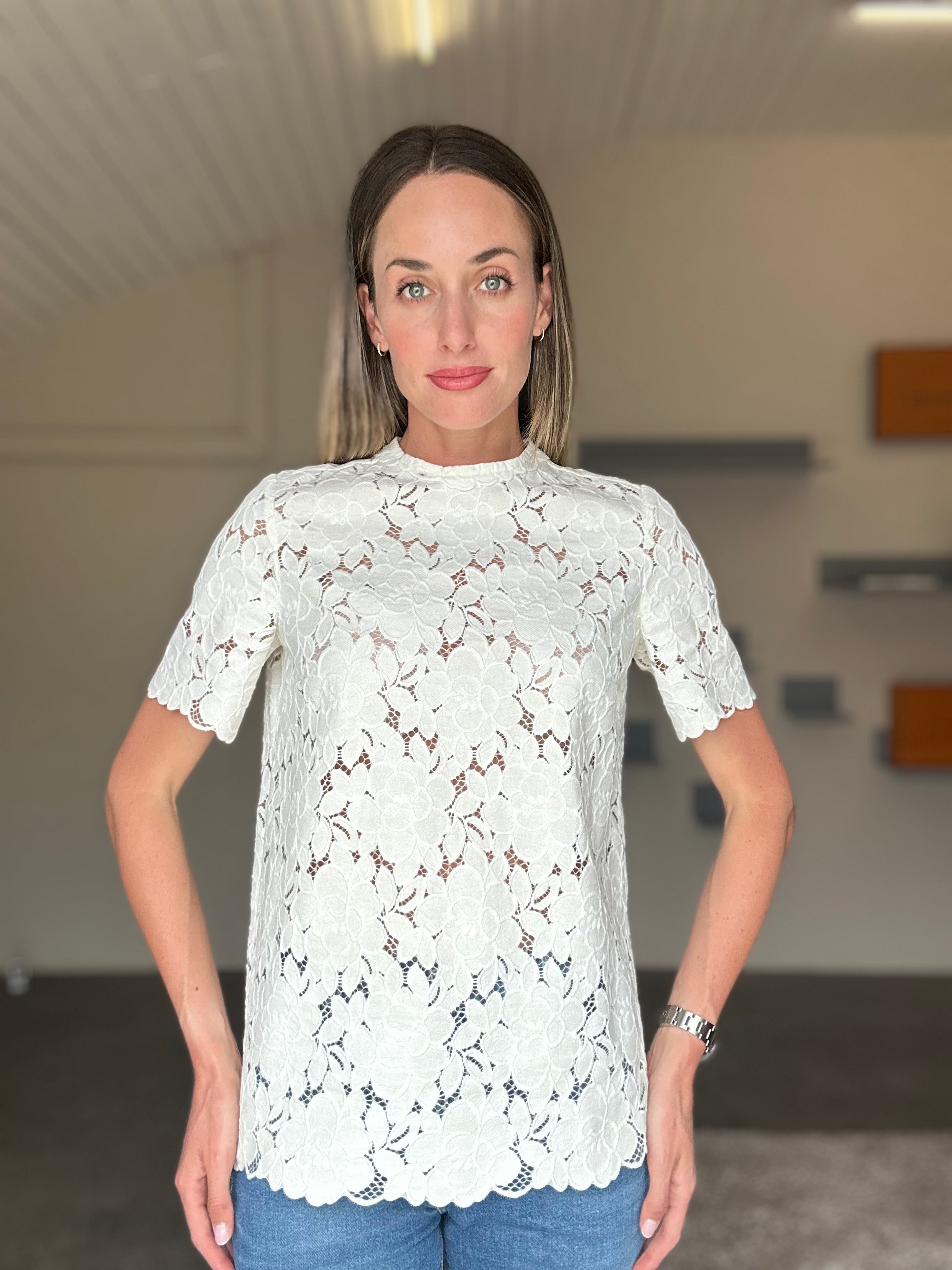 Lanvin Lace Shirt (36)