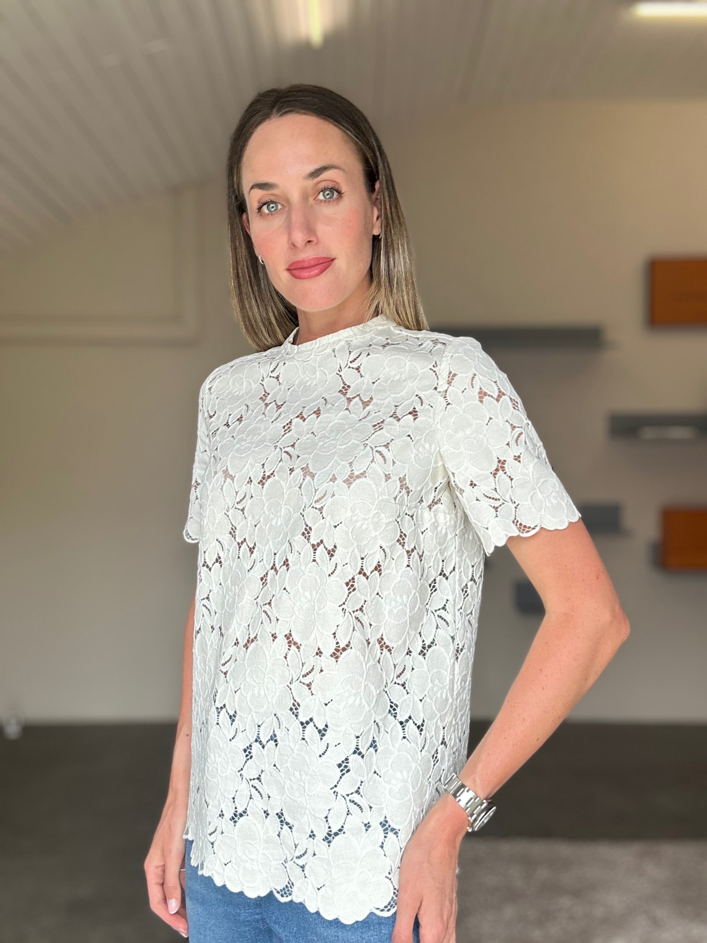 Lanvin Lace Shirt (36)