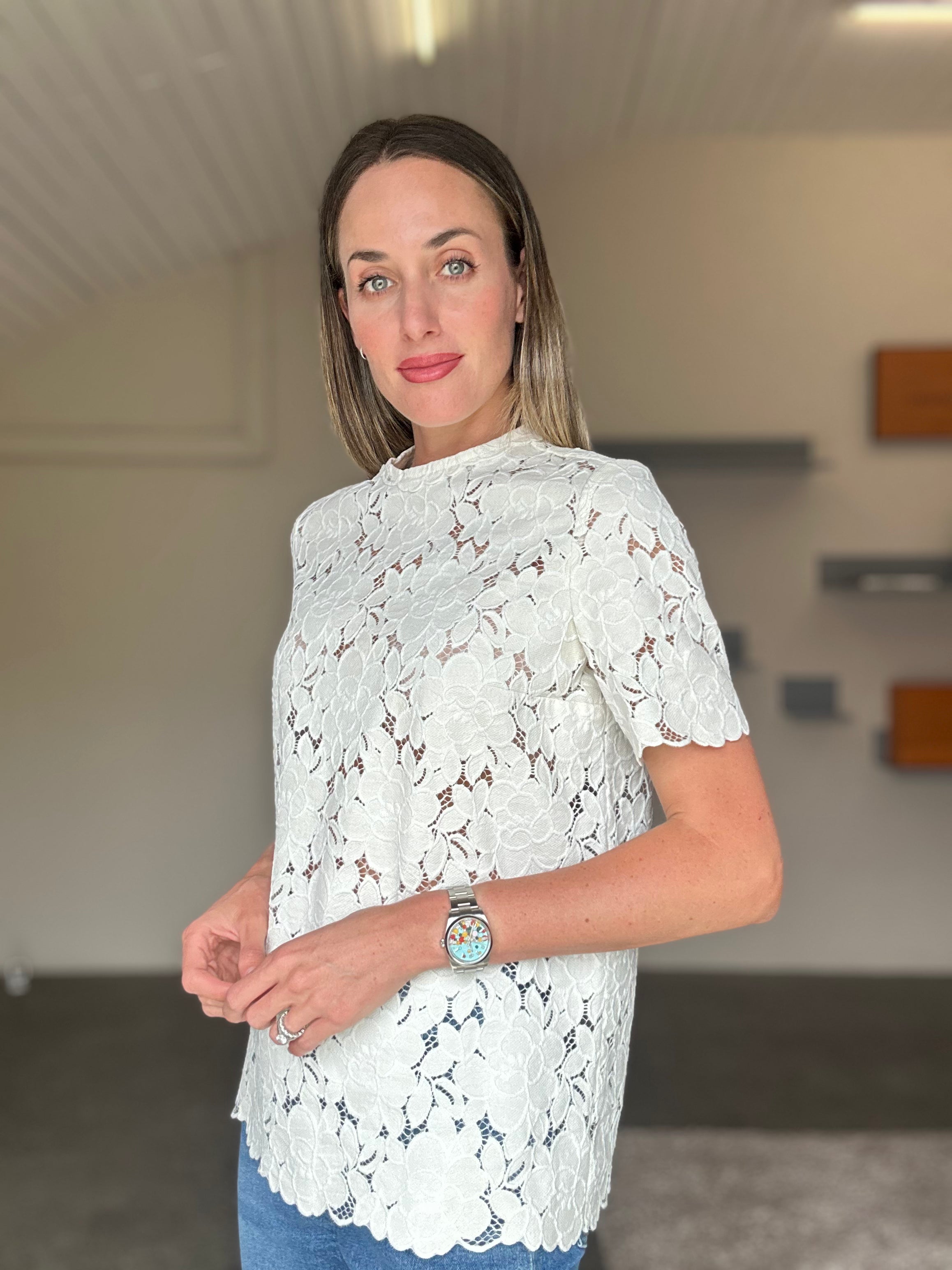Lanvin Lace Shirt (36)