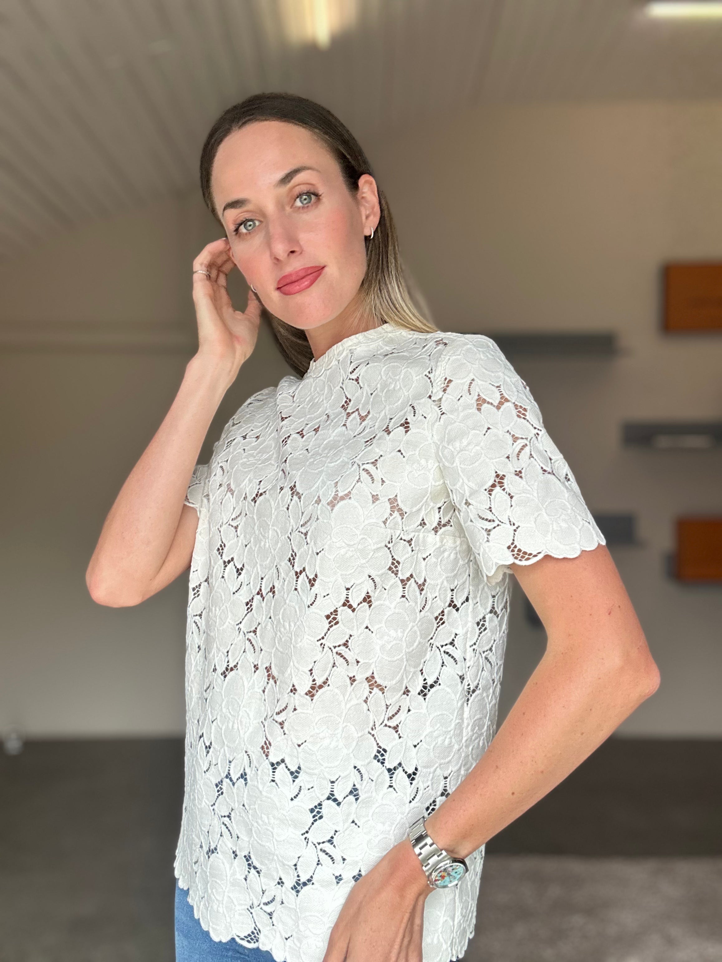 Lanvin Lace Shirt (36)