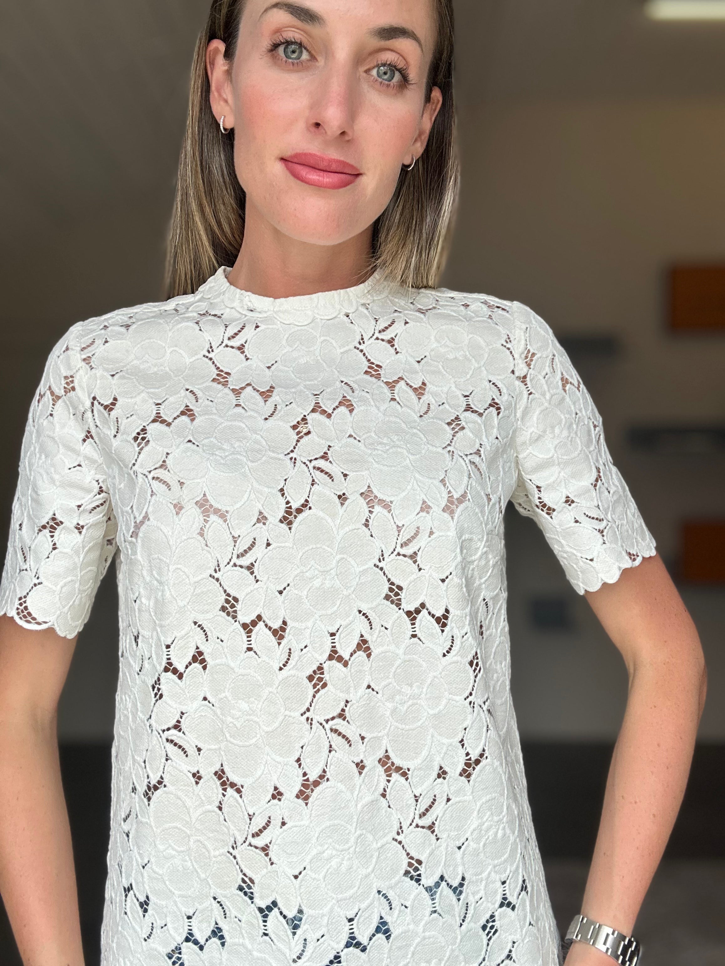 Lanvin Lace Shirt (36)