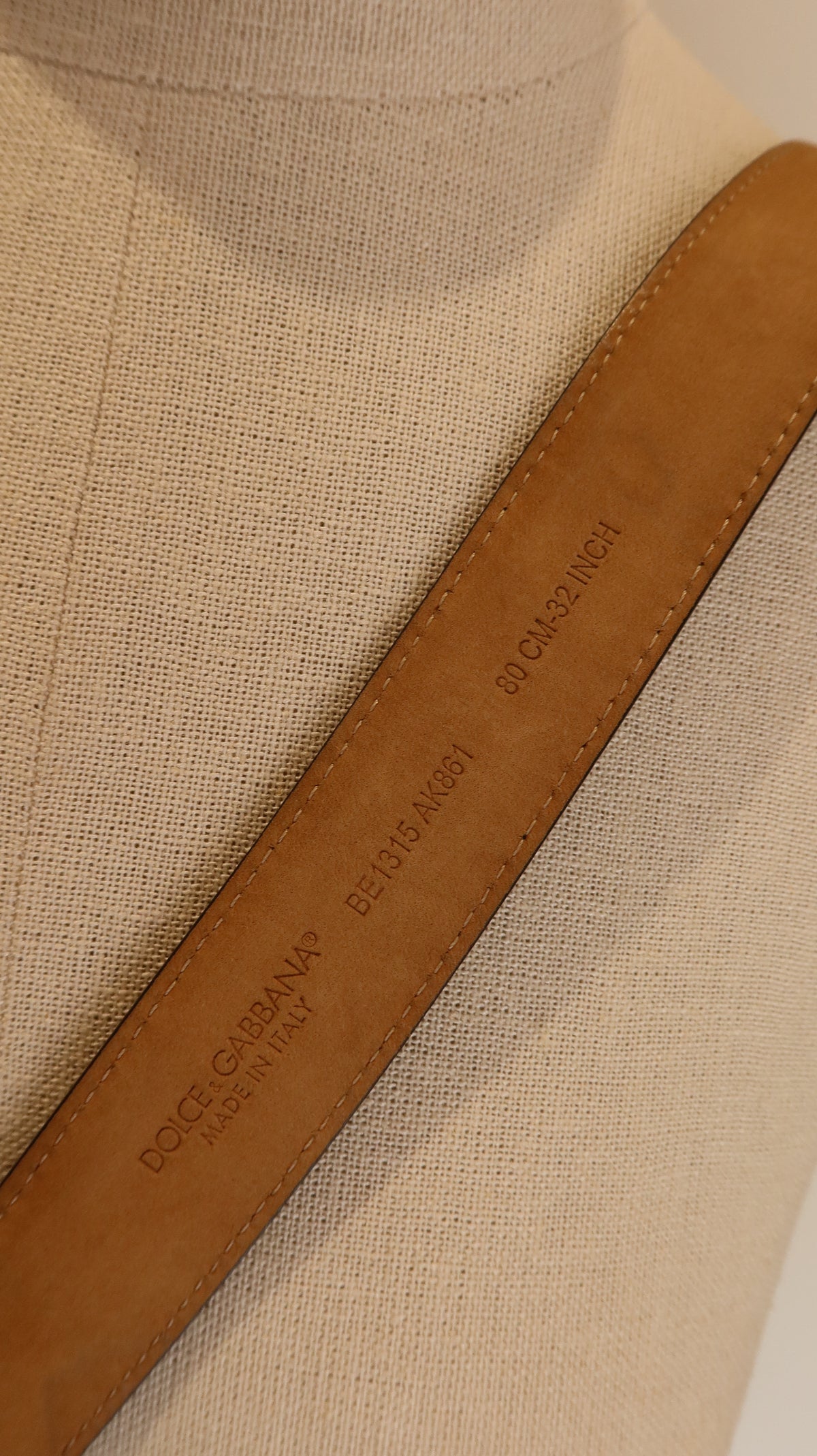 Dolce & Gabbana Devotion Belt (80/32)