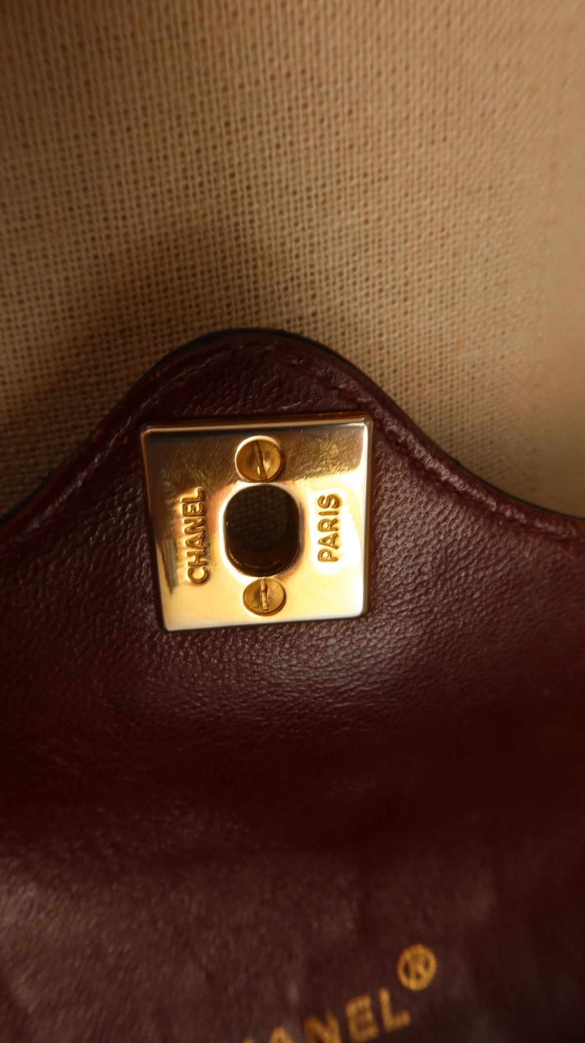 Chanel Vintage Dipped-Flap Mini Bag