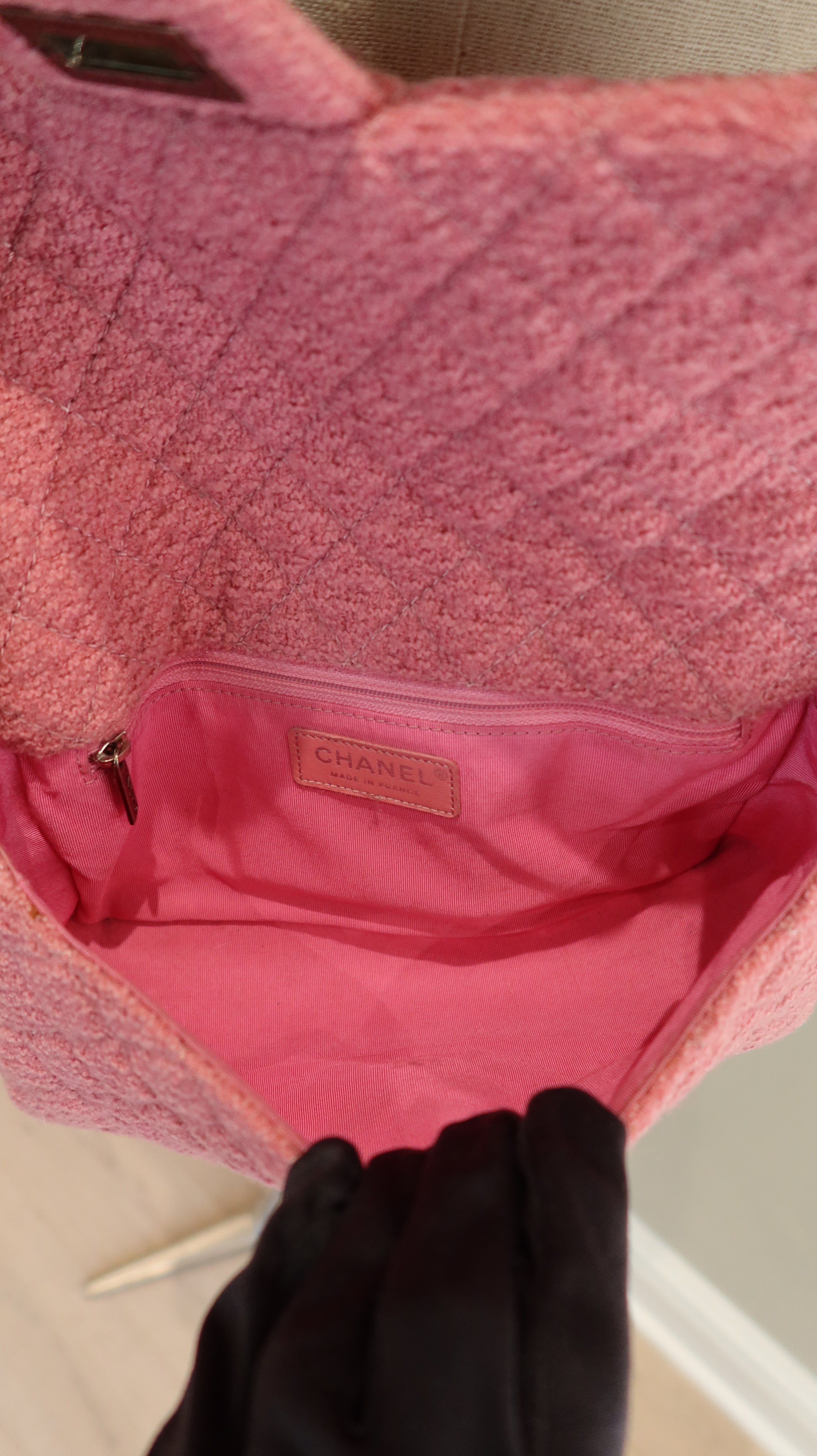 Chanel Tweed Mademoiselle Lock Crossbody