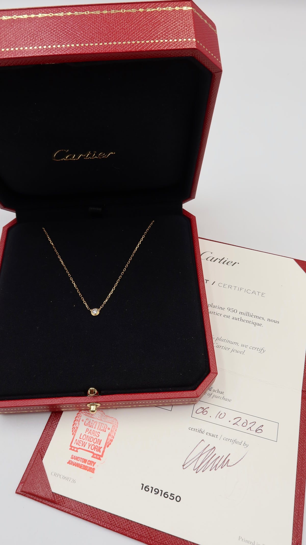 Cartier D'Amour Pendant (YG)