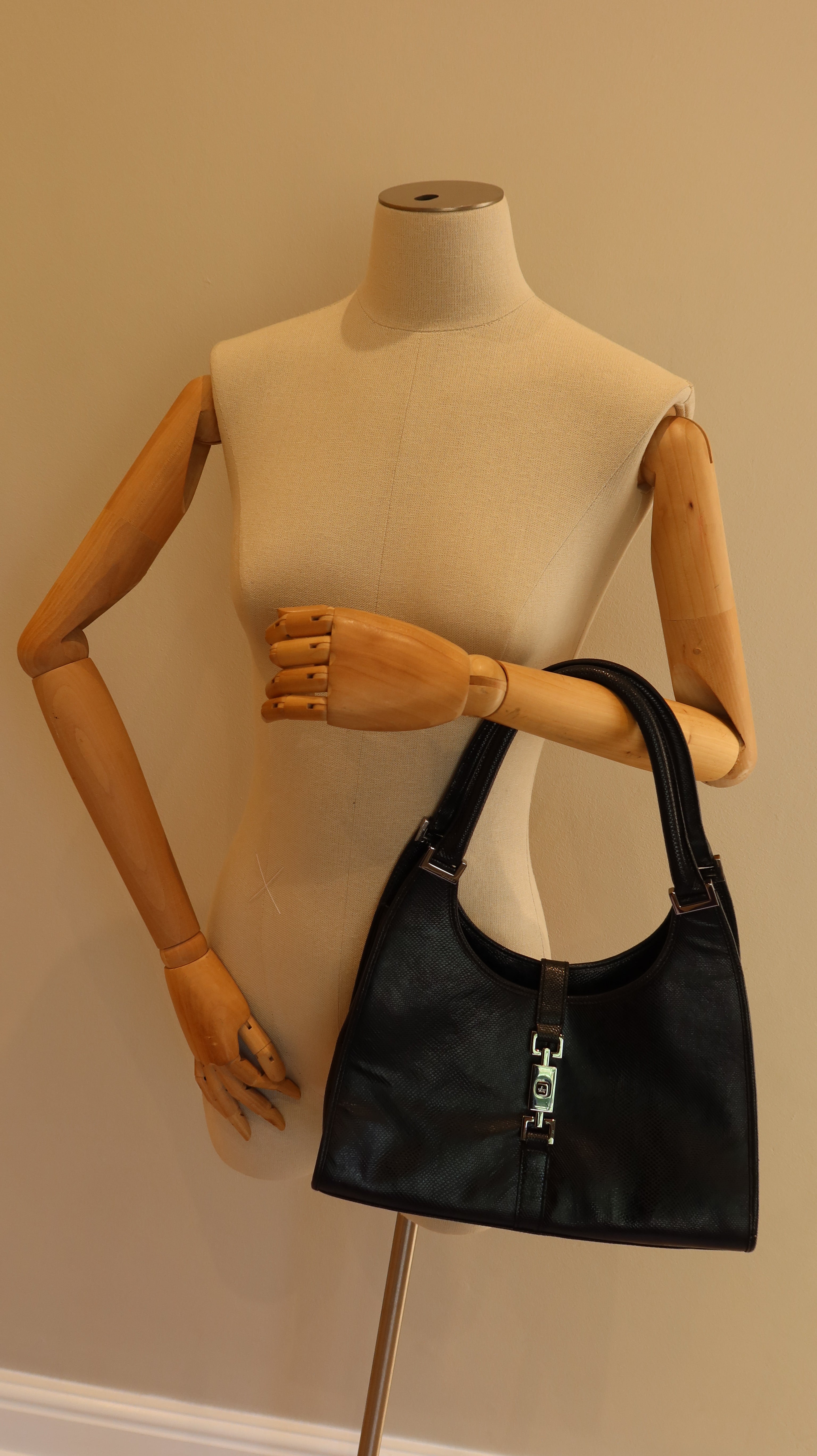 Gucci Jackie Python Handbag
