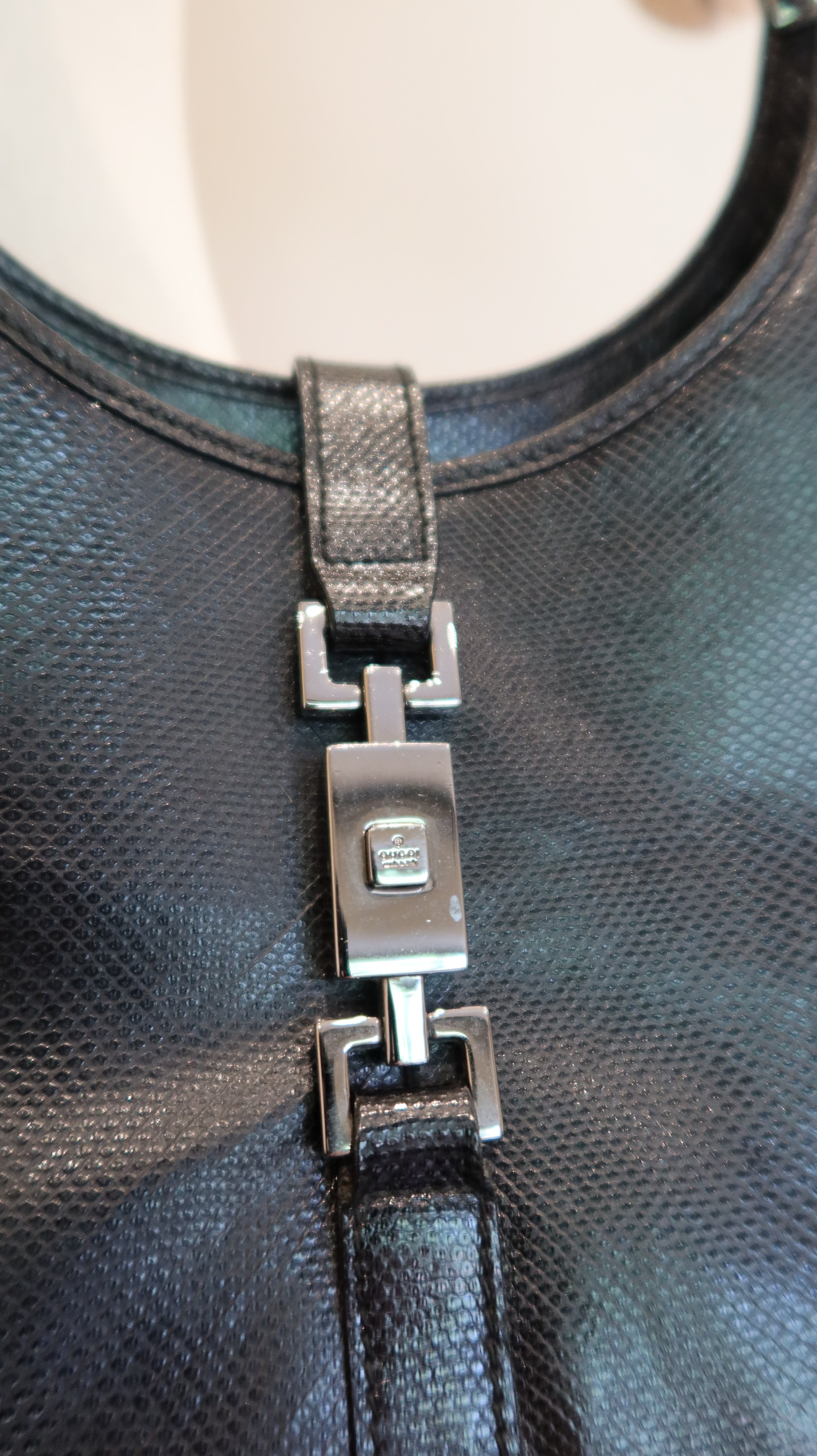 Gucci Jackie Python Handbag