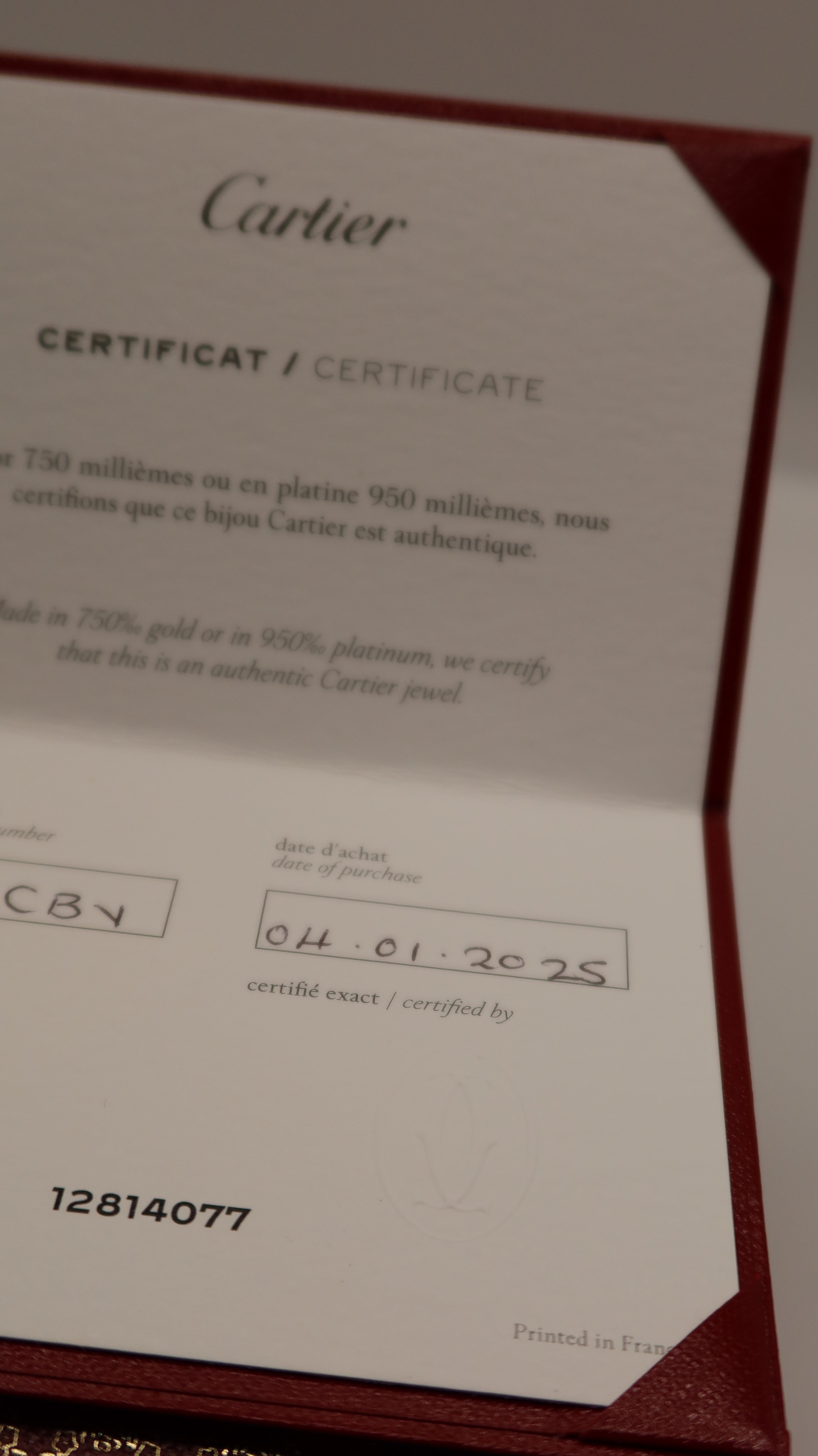 Cartier Juste Un Clou (15/YG)