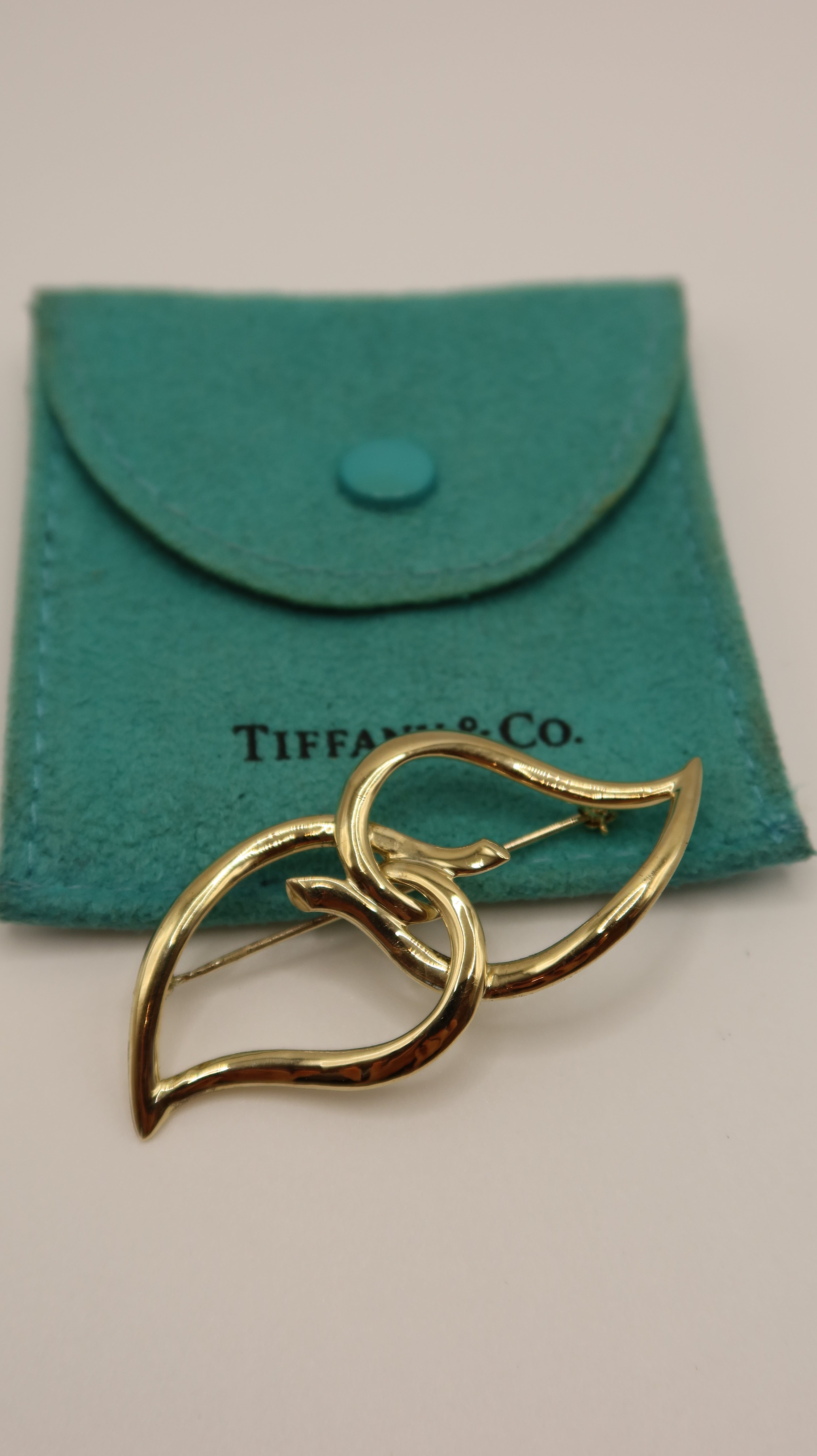 Tiffany & Co 18K Yellow Gold Brooch