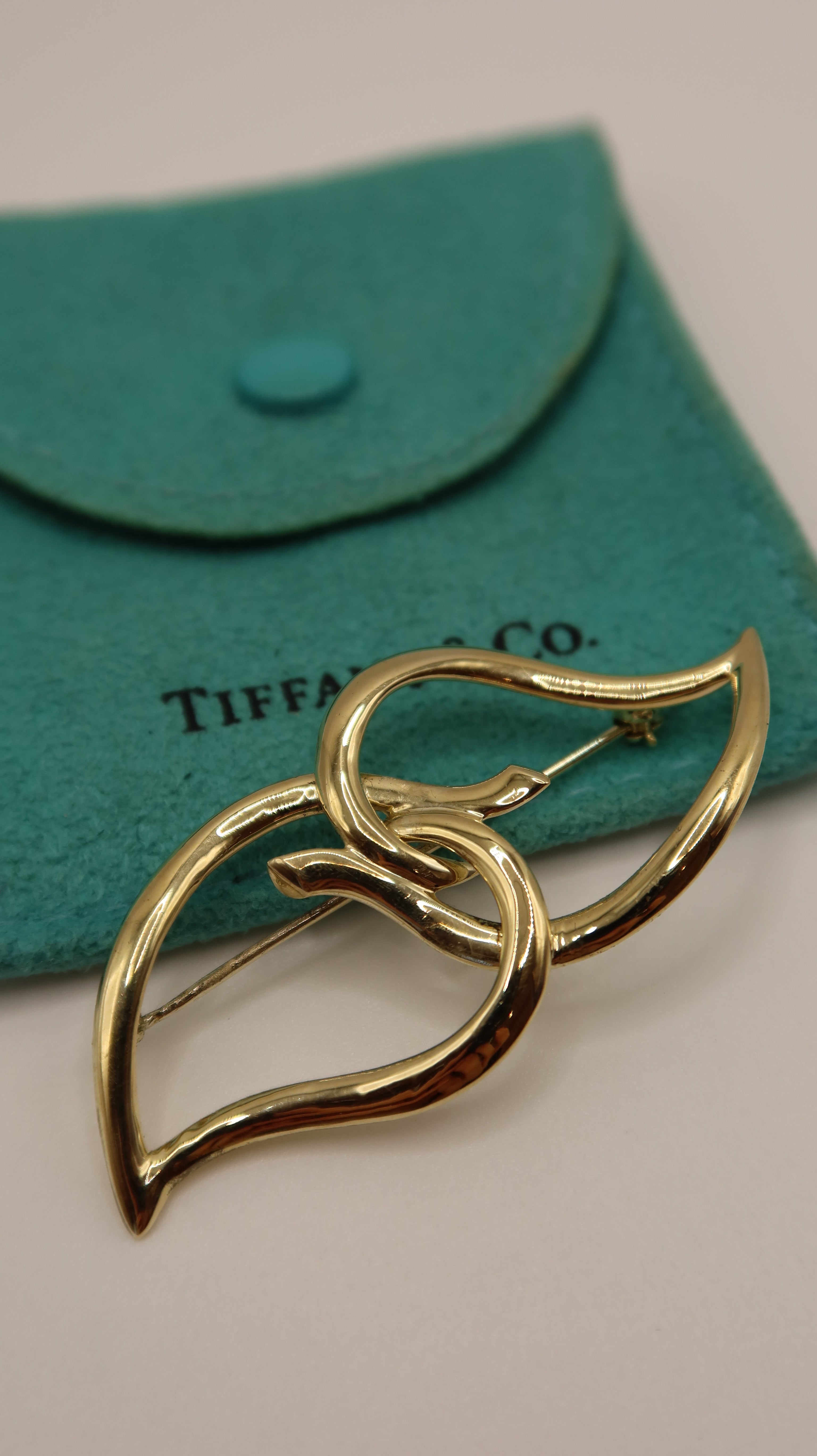 Tiffany & Co 18K Yellow Gold Brooch