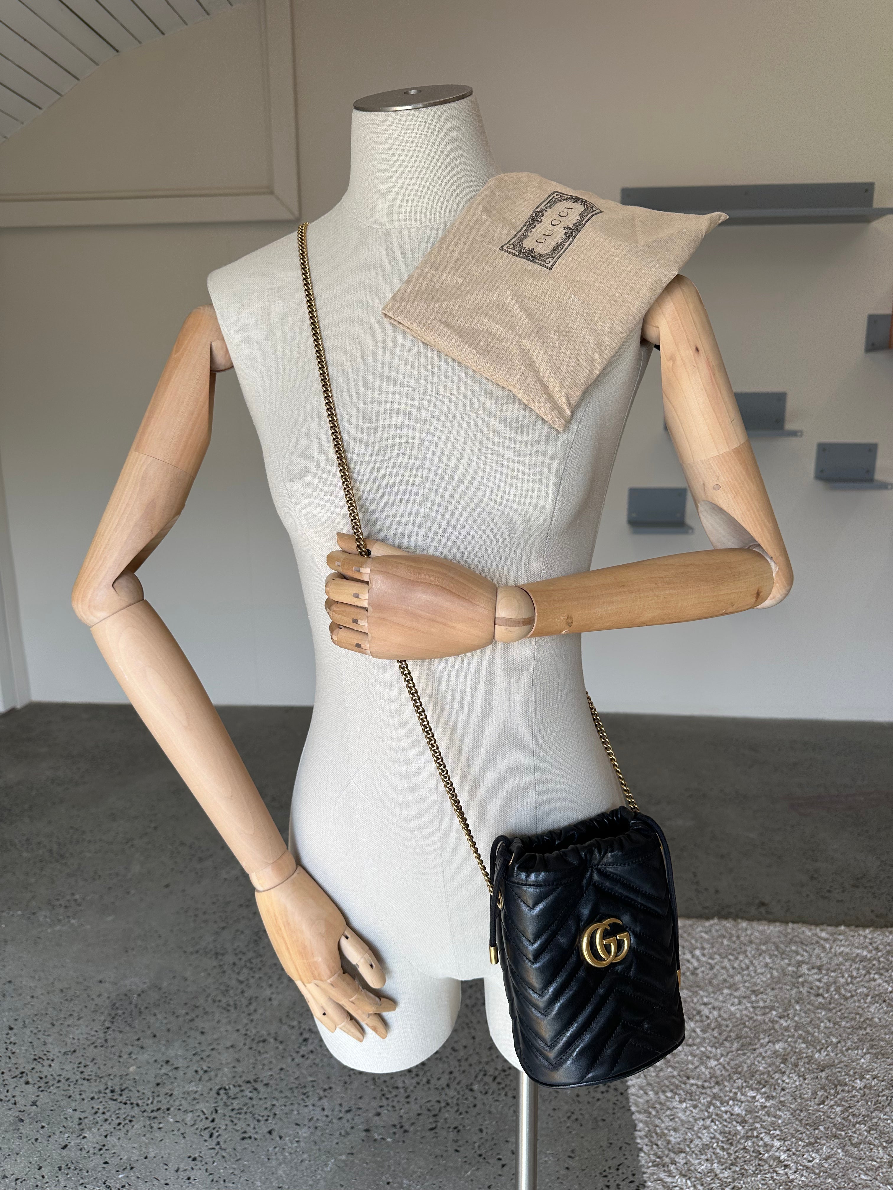 Gucci Marmont Mini Bucket Bag