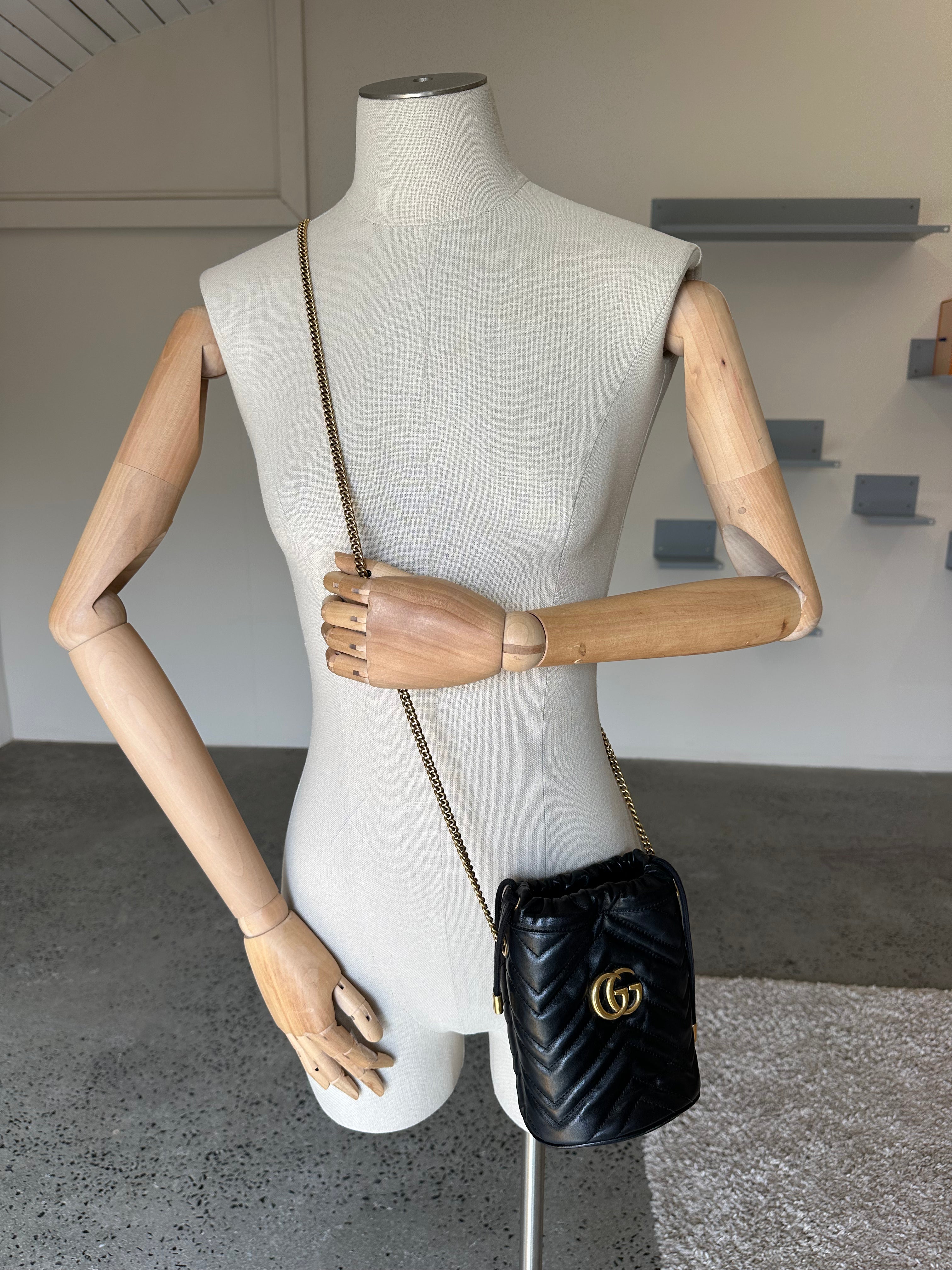 Gucci Marmont Mini Bucket Bag