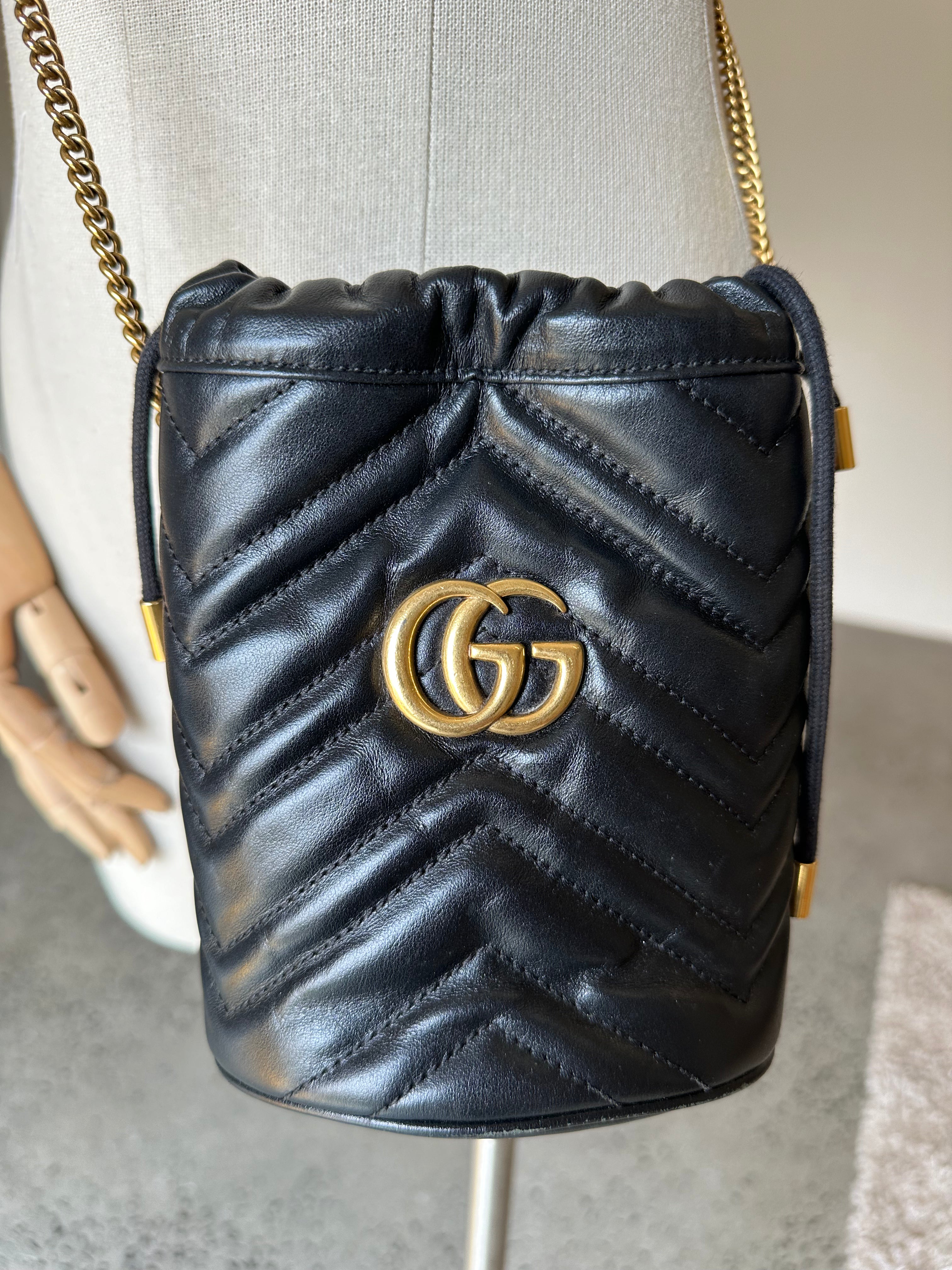 Gucci Marmont Mini Bucket Bag