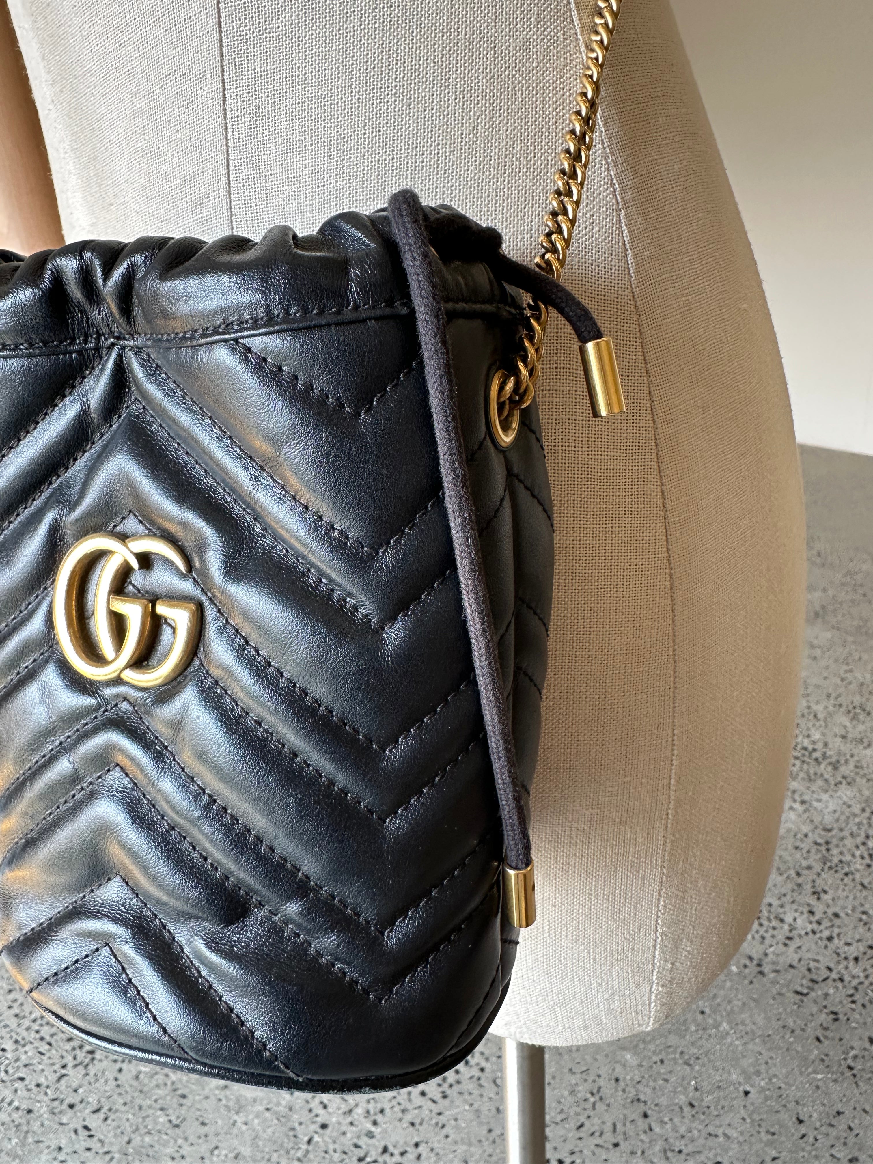 Gucci Marmont Mini Bucket Bag