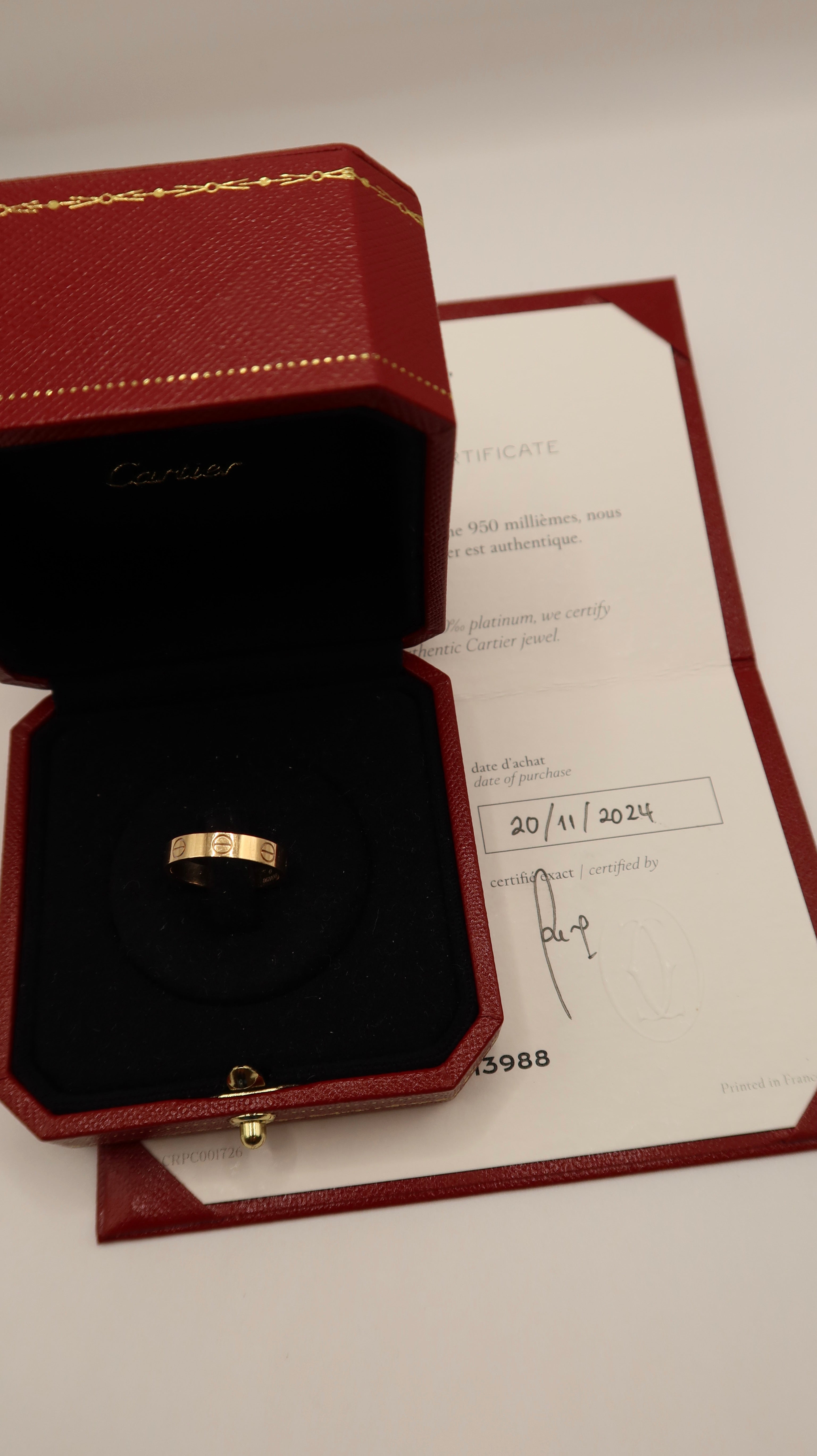 Cartier Mini Love Ring (49/PG)