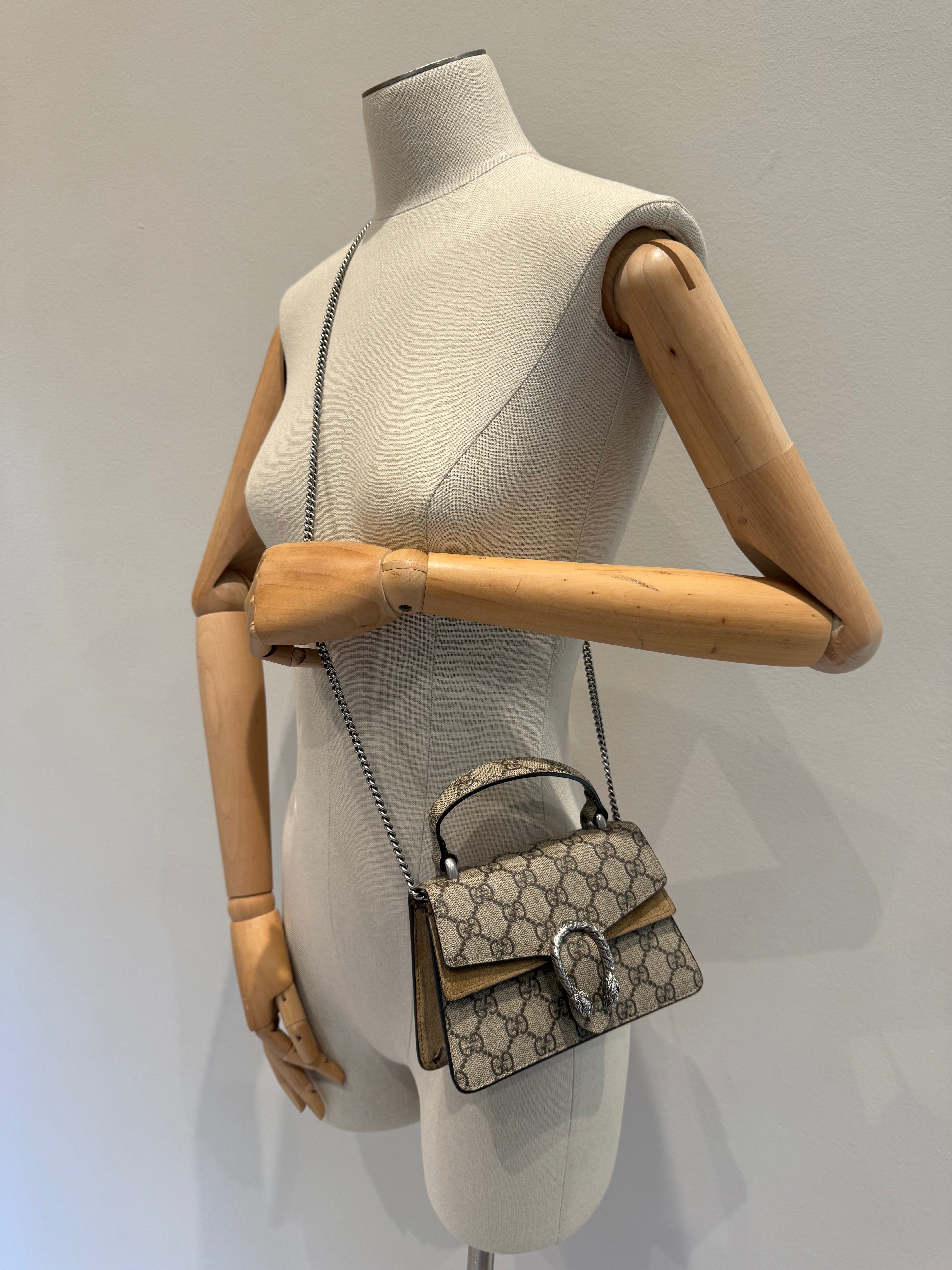 Gucci Mini Dionysus Top Handle Bag *Full Set*