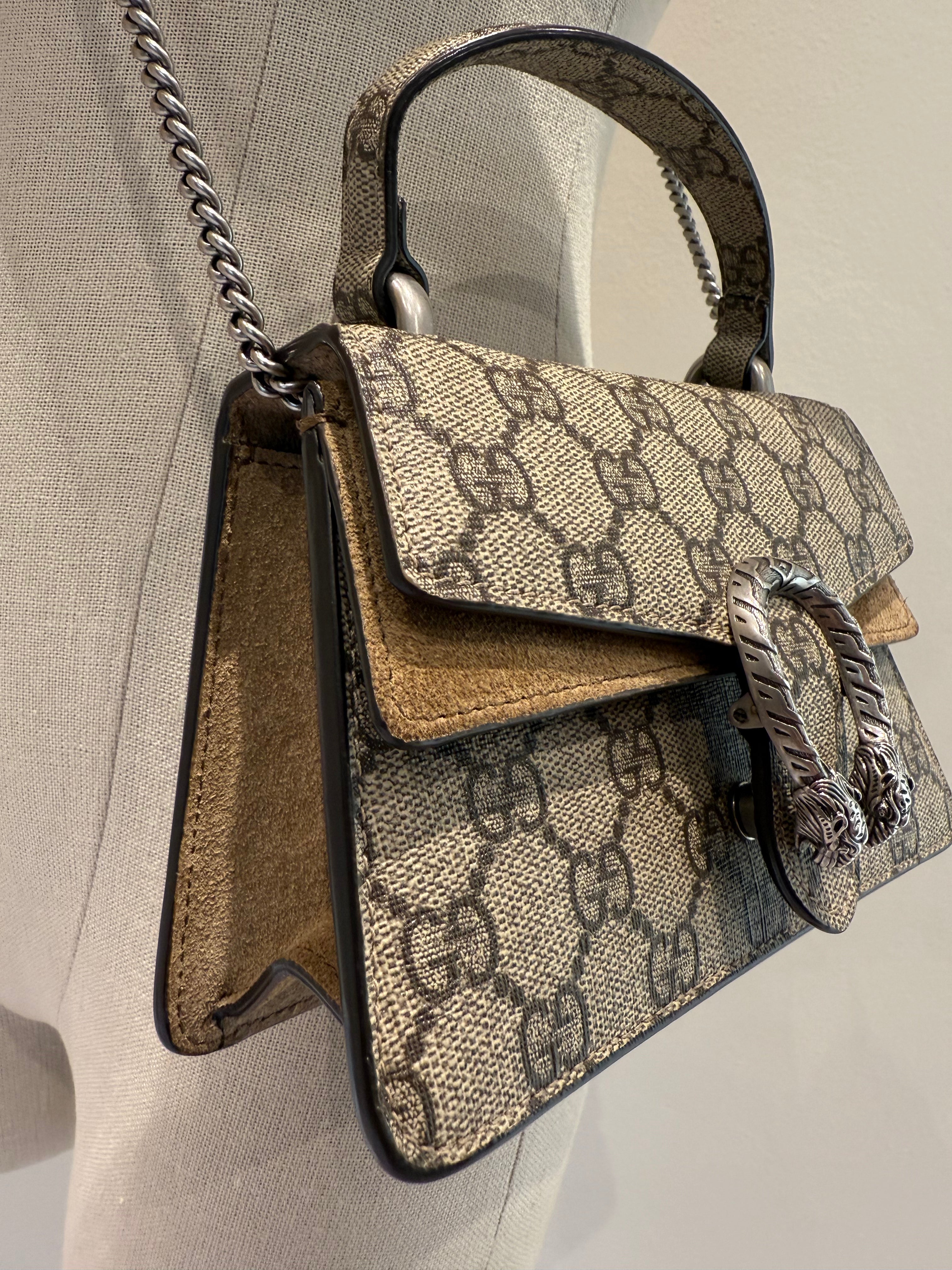 Gucci Mini Dionysus Top Handle Bag *Full Set*