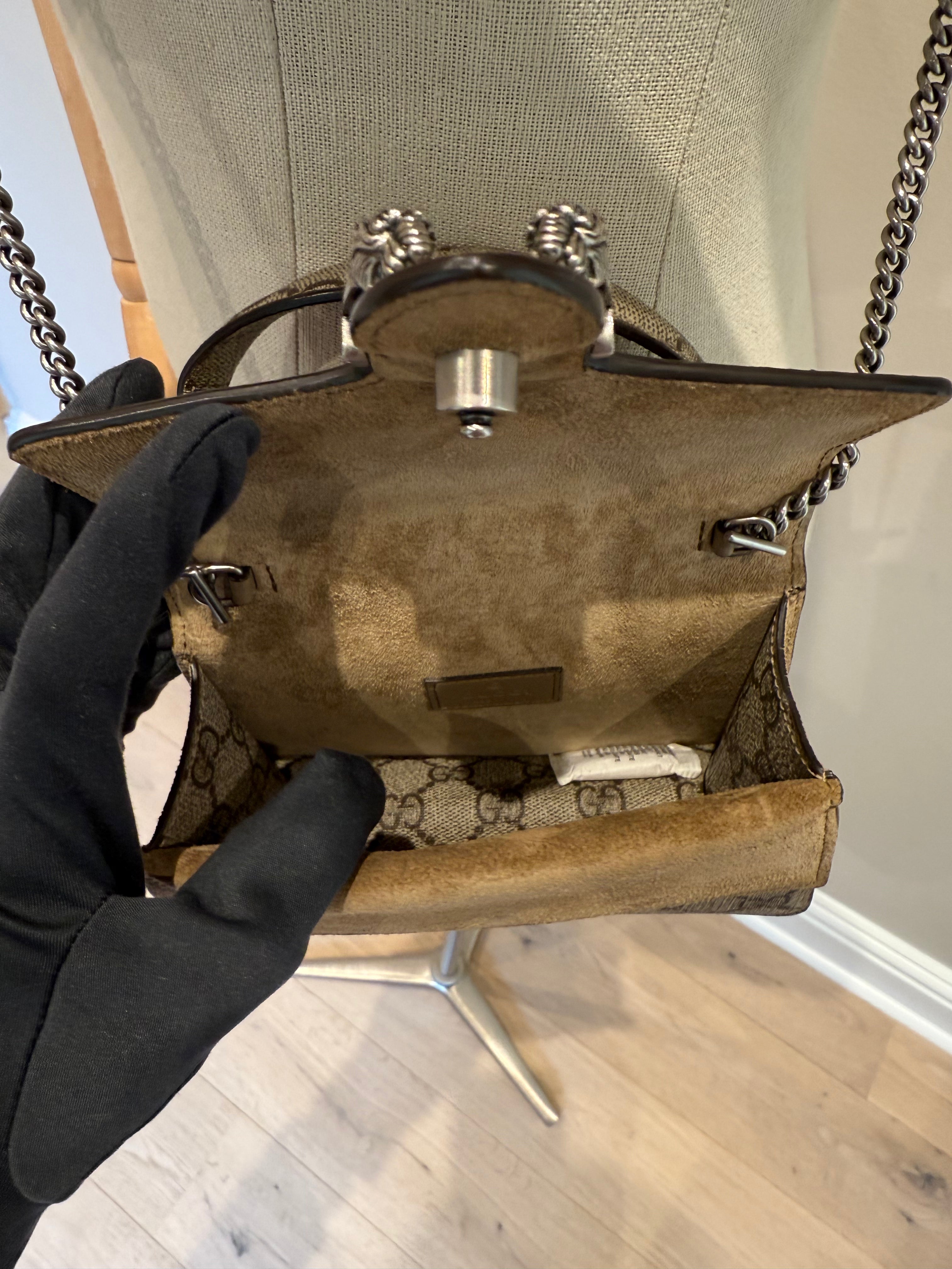 Gucci Mini Dionysus Top Handle Bag *Full Set*