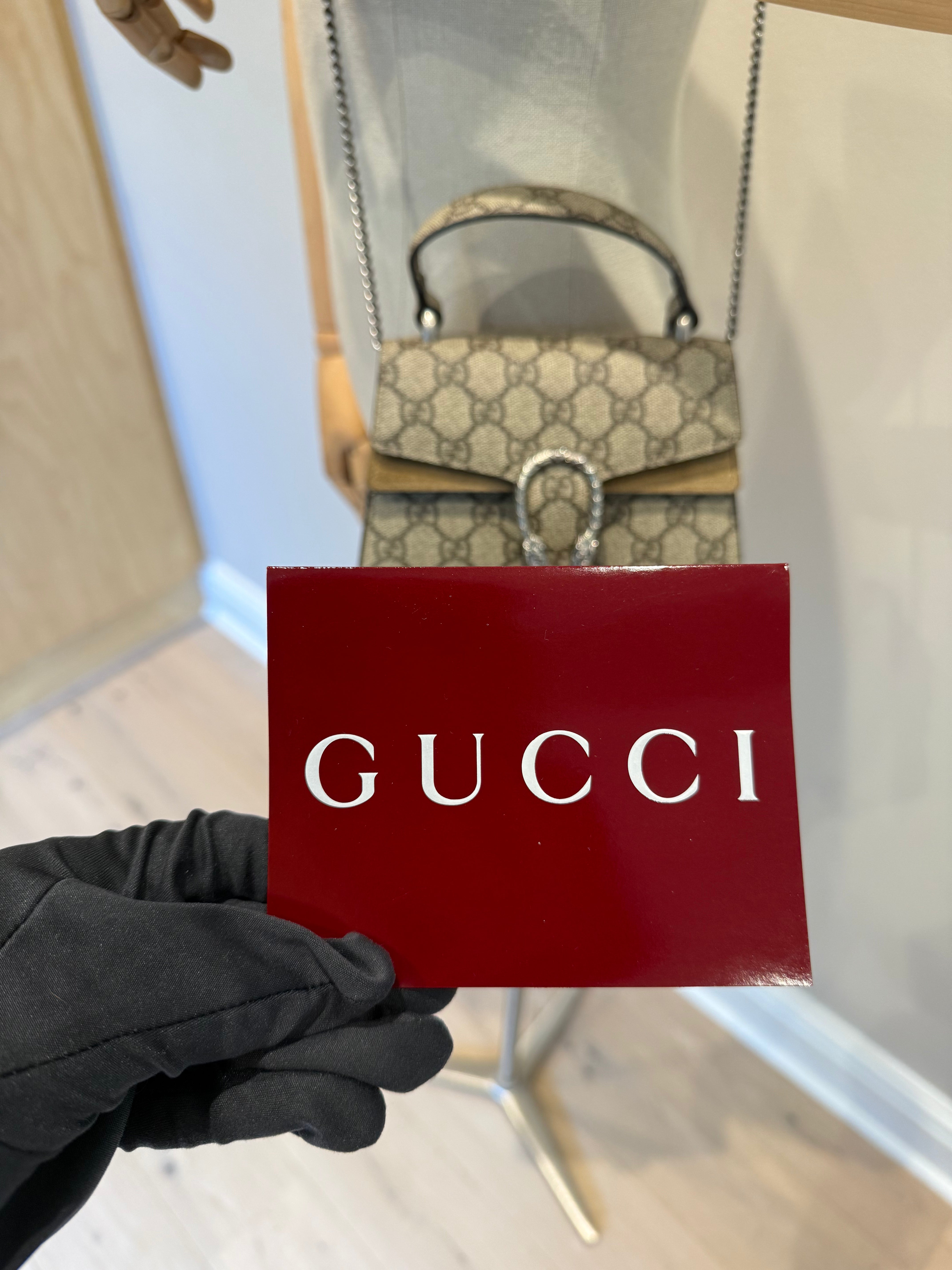 Gucci Mini Dionysus Top Handle Bag *Full Set*