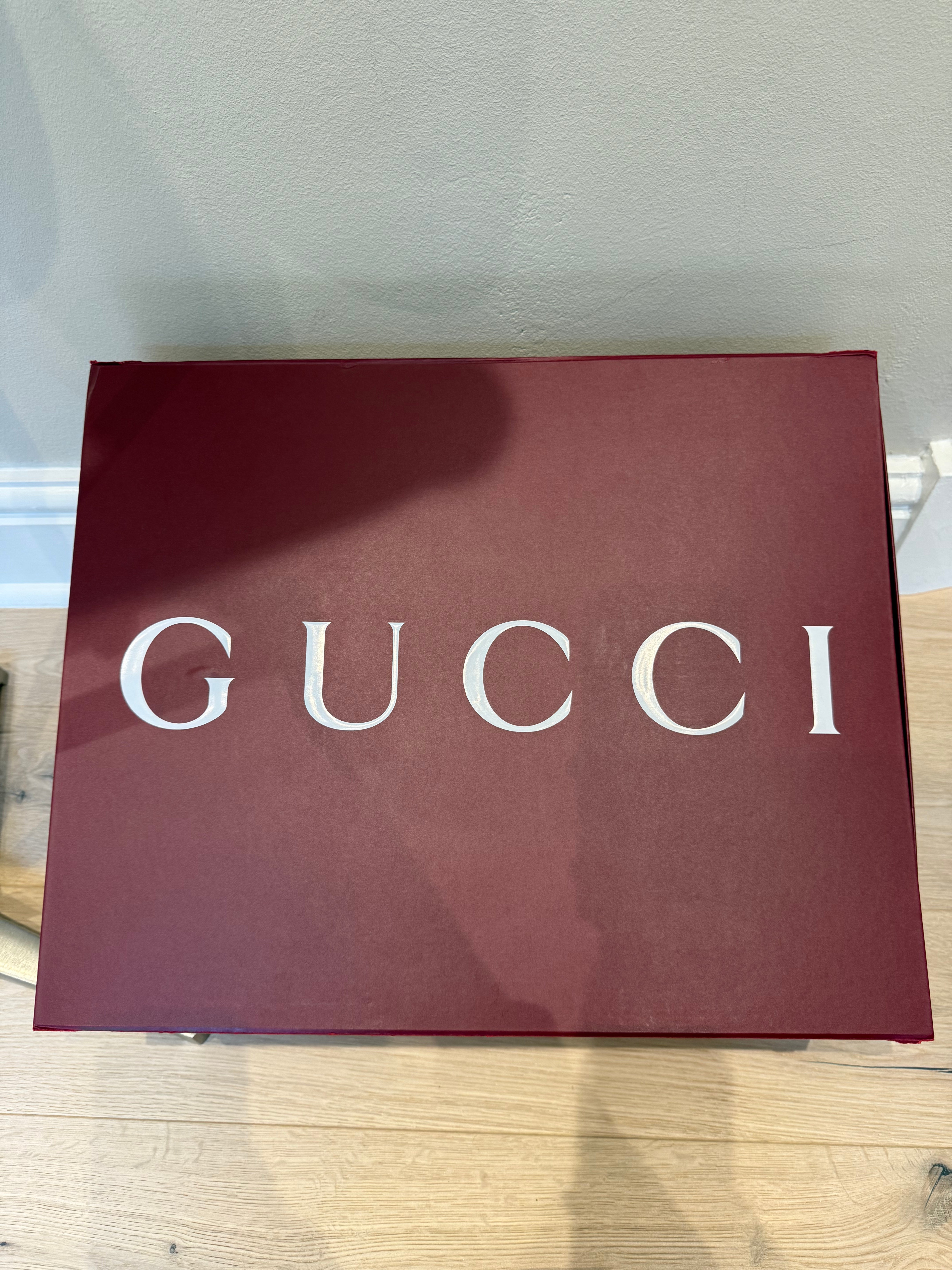 Gucci Supreme Black Briefcase *Full Set*