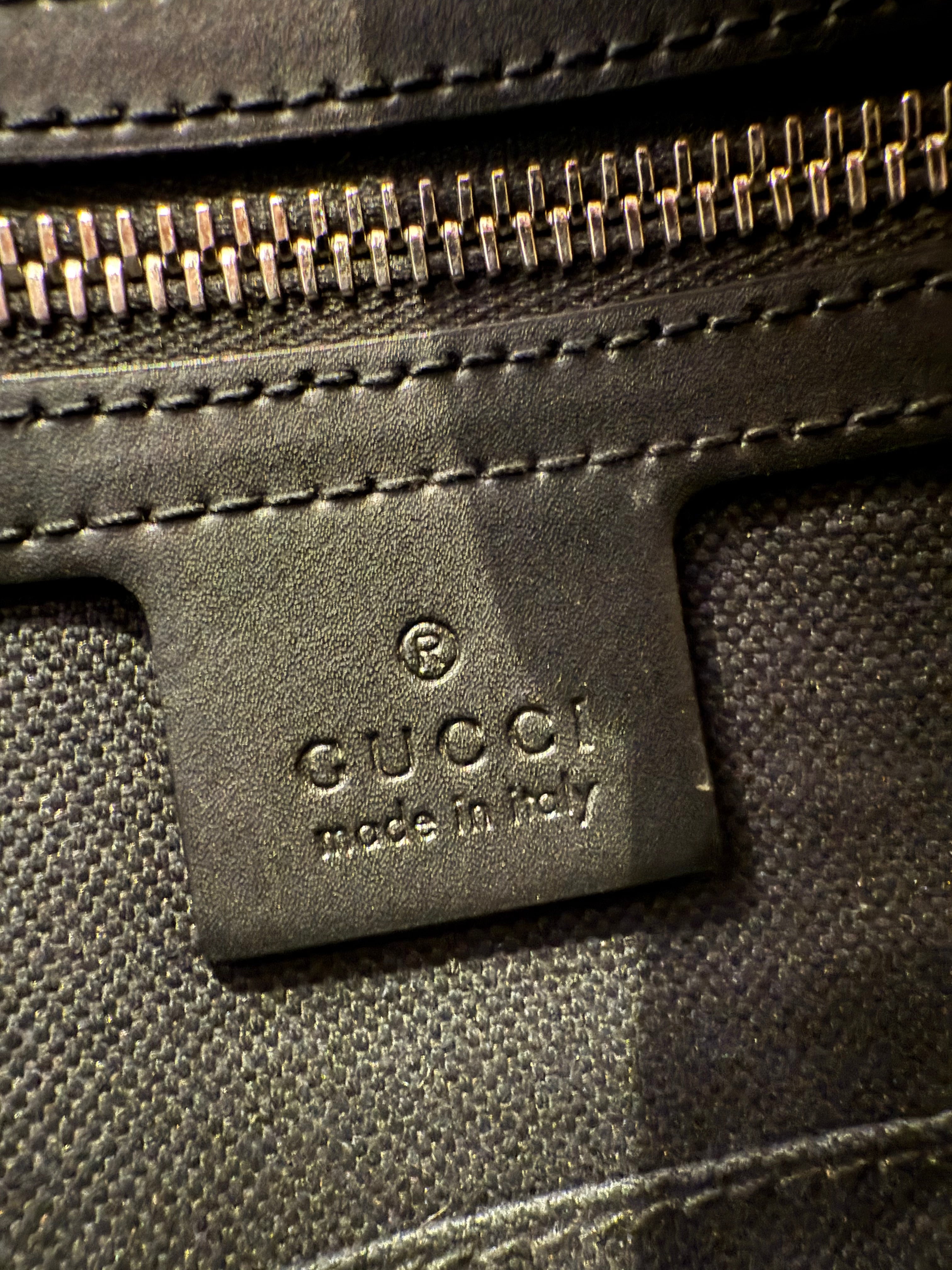 Gucci Supreme Black Briefcase *Full Set*