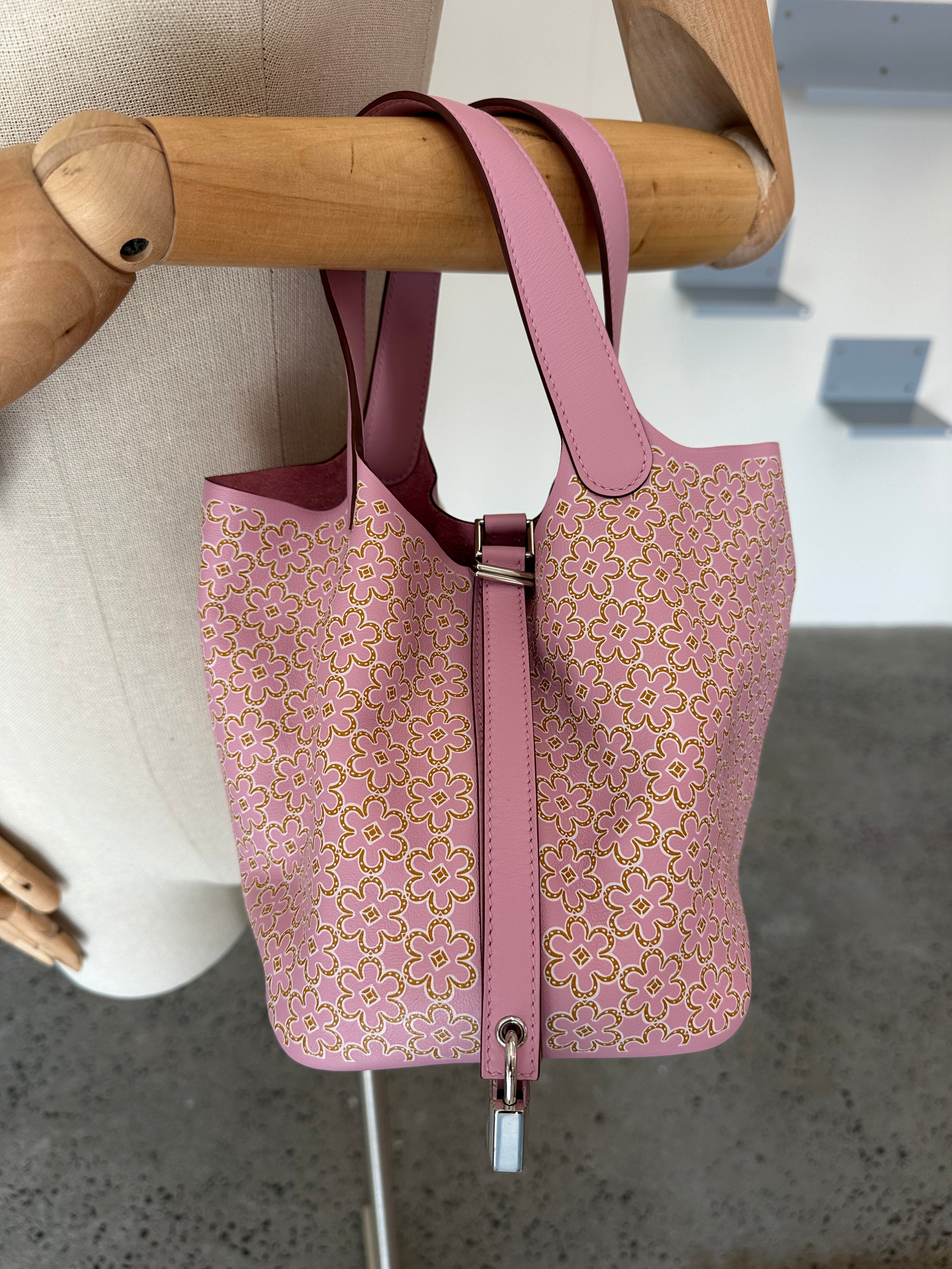 Hermès ‘Lucky Daisy’ Picotin 18 *Limited Edition*