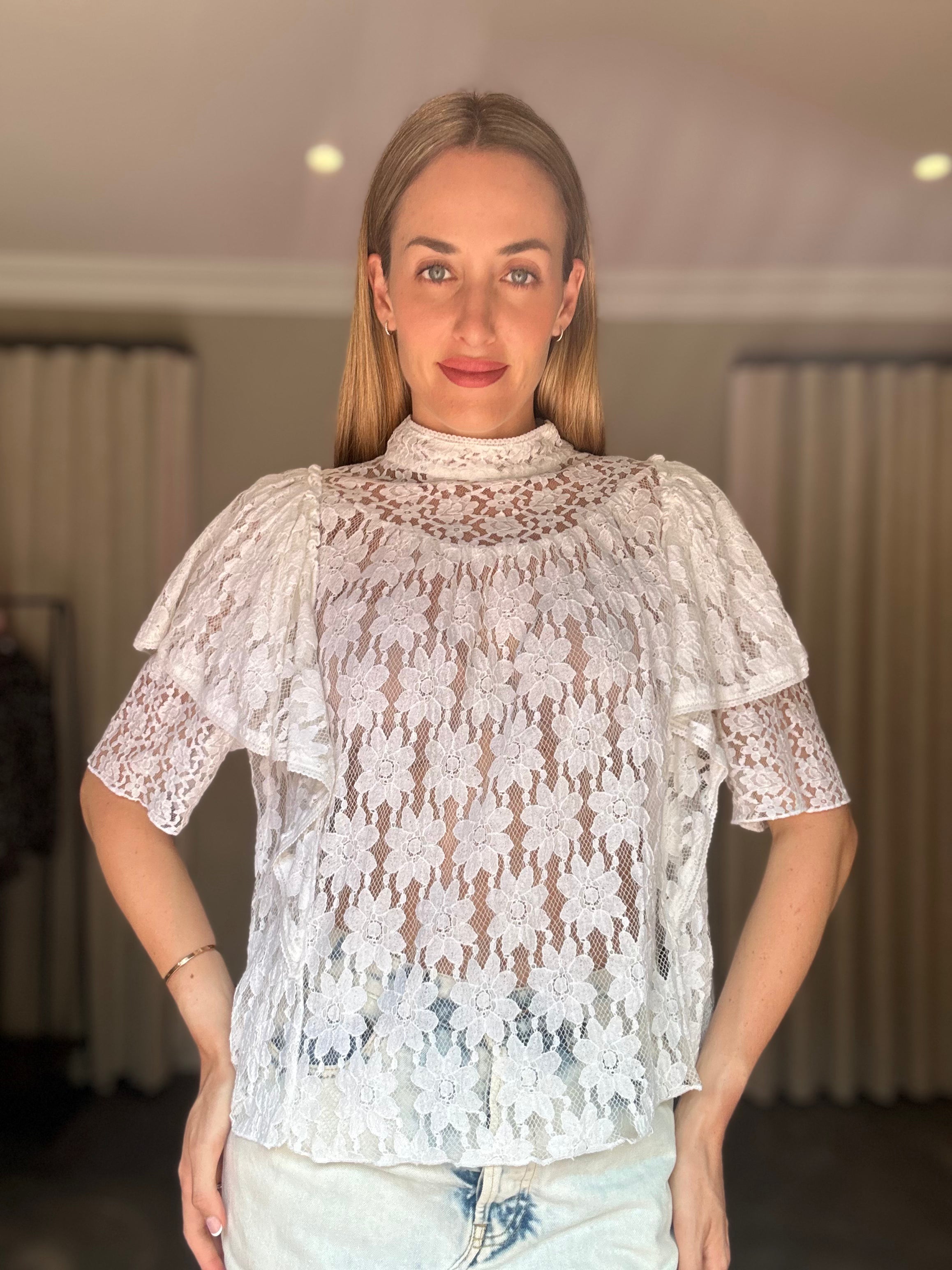Isabel Marant Lace Top (S)