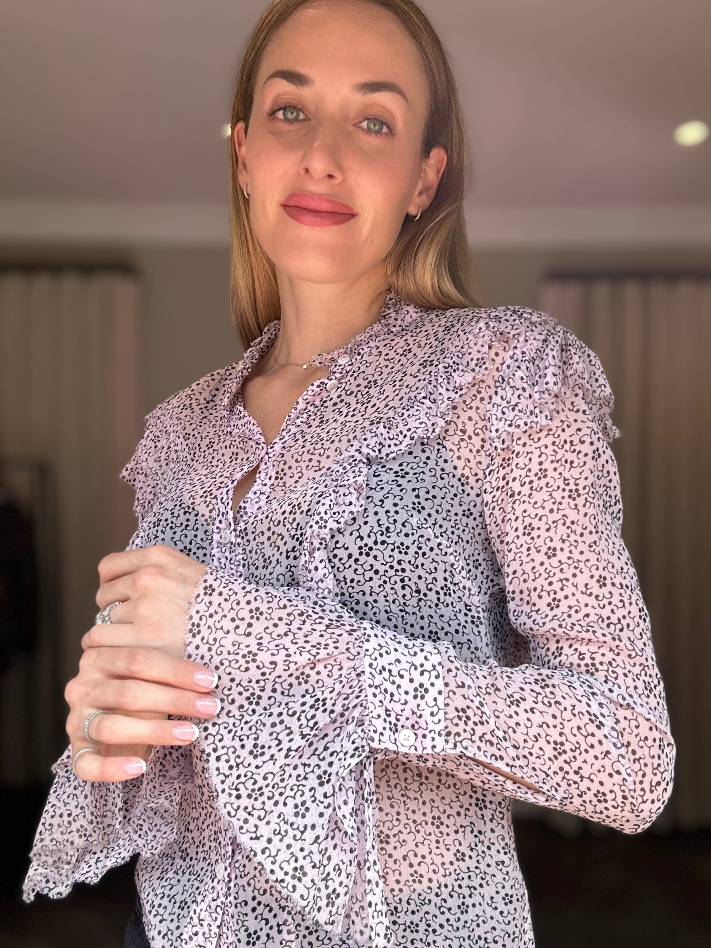 Zadig & Voltaire Floral Blouse (S)