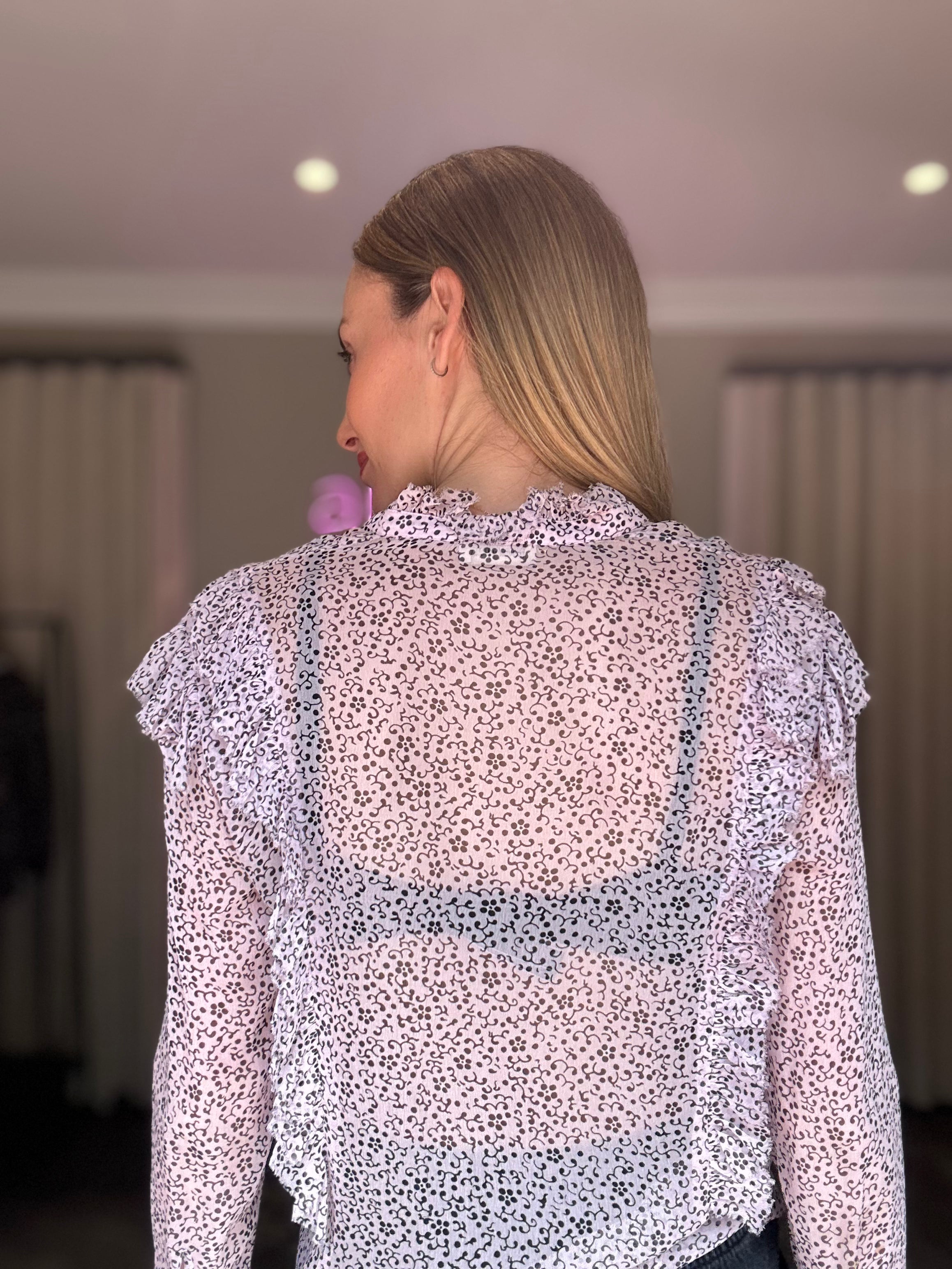 Zadig & Voltaire Floral Blouse (S)