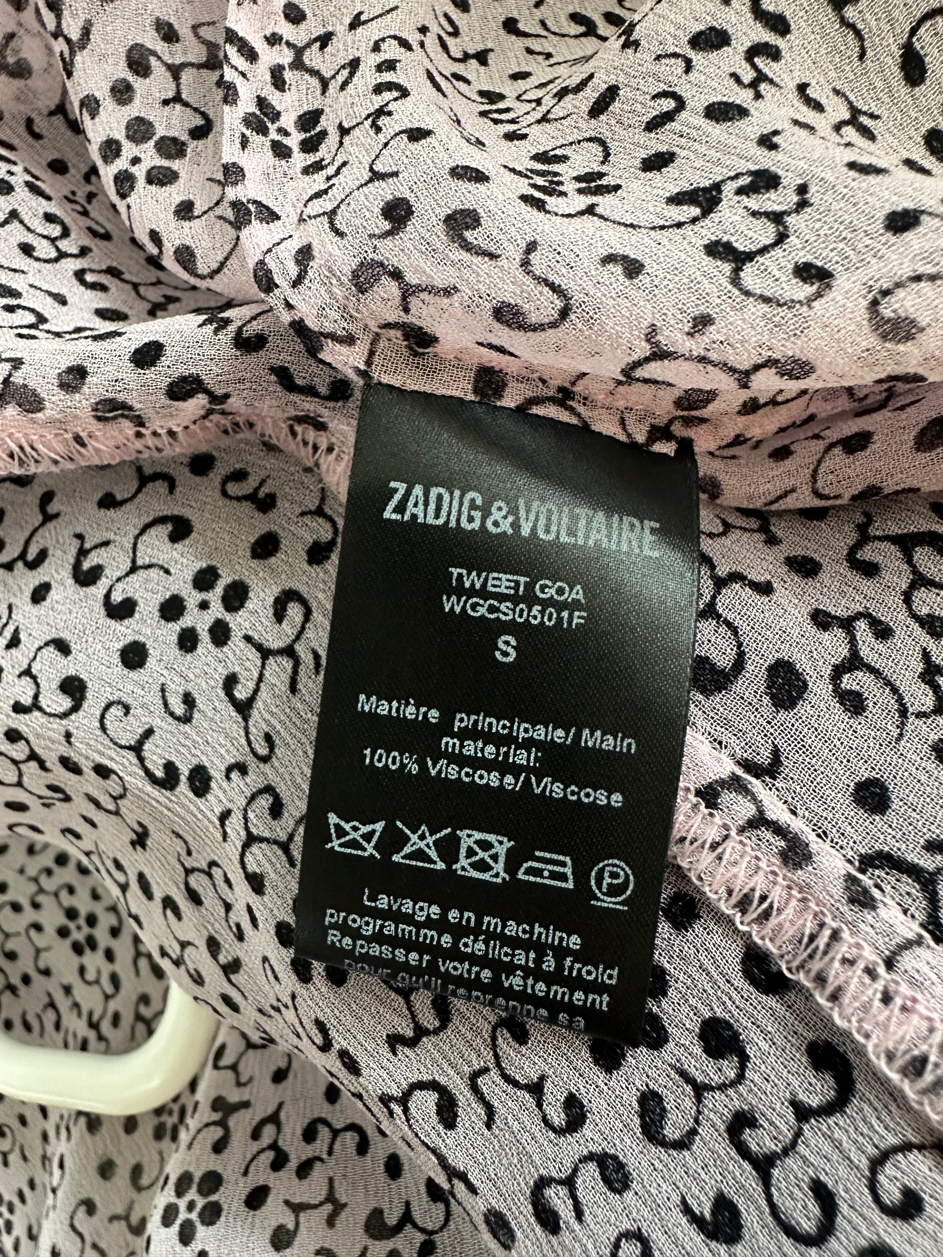 Zadig & Voltaire Floral Blouse (S)