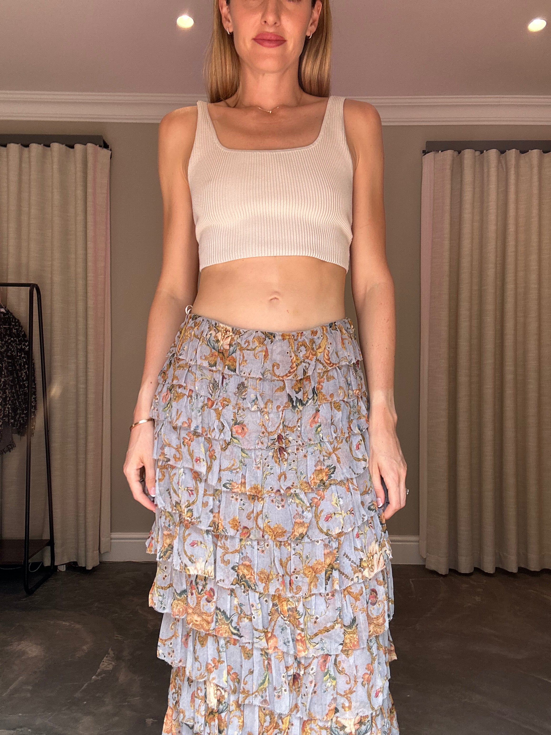 Zimmerman Silk Maxi Skirt (1)