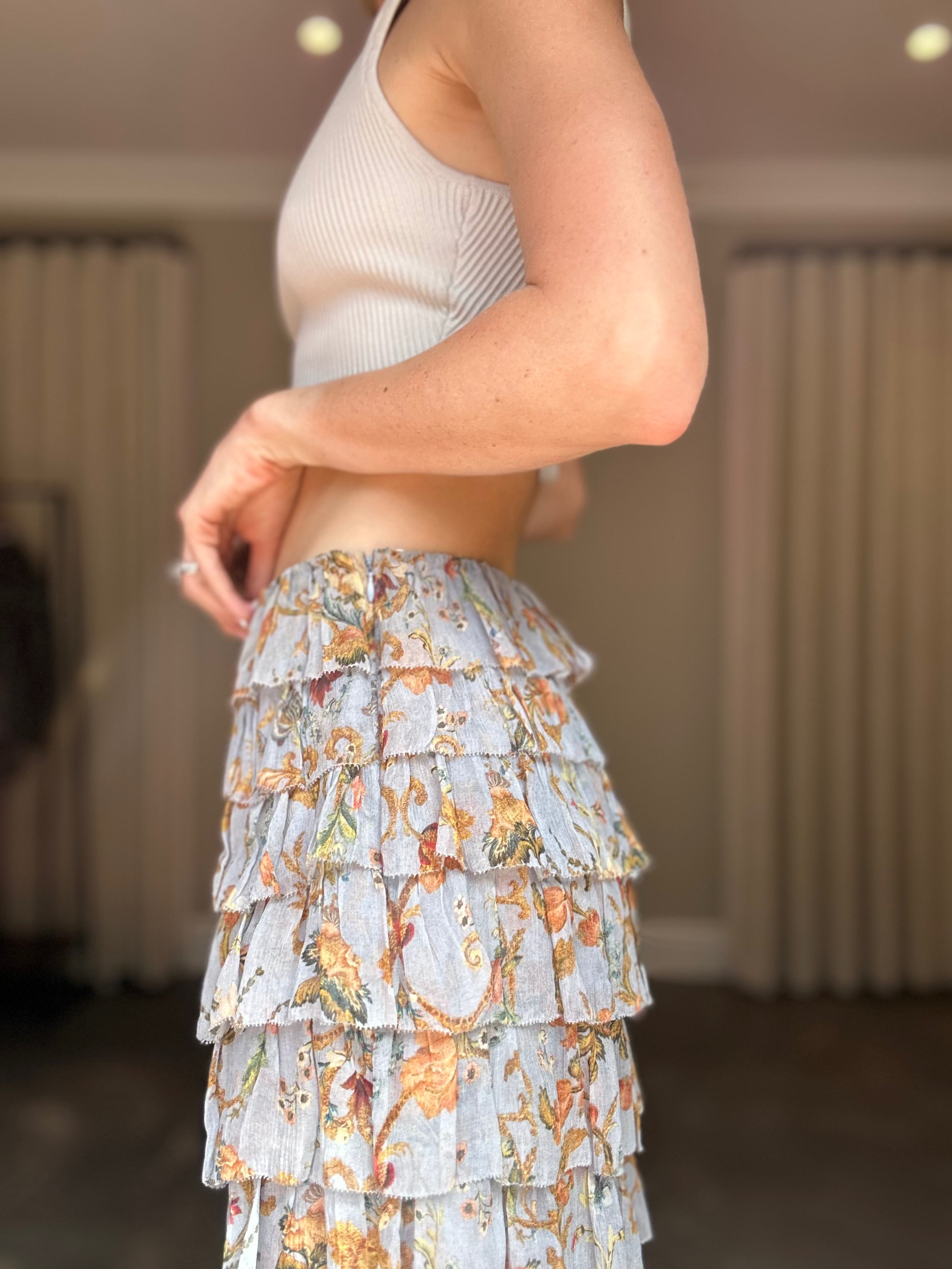 Zimmerman Silk Maxi Skirt (1)