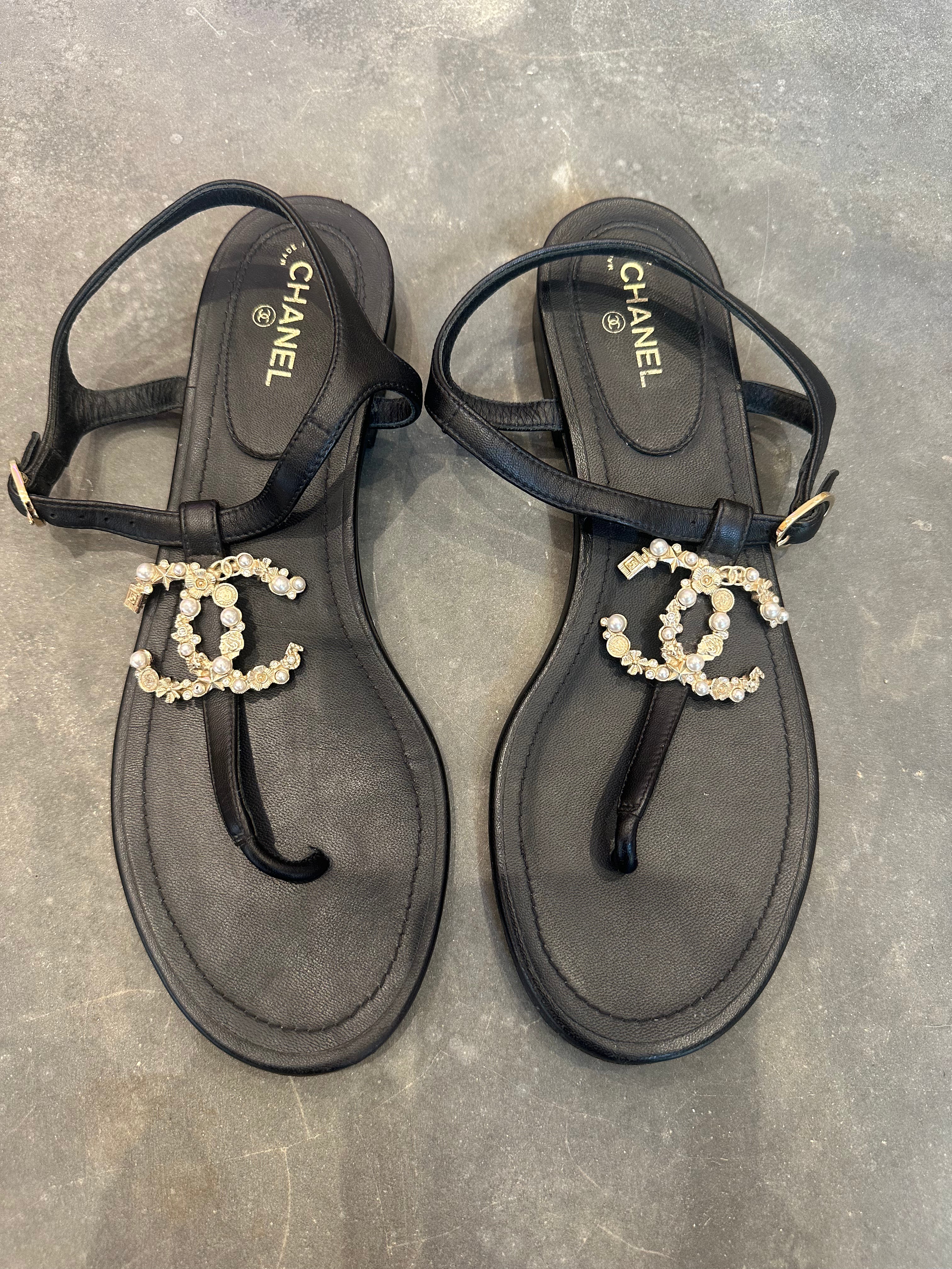 Chanel Slingback Sandal (EU38)