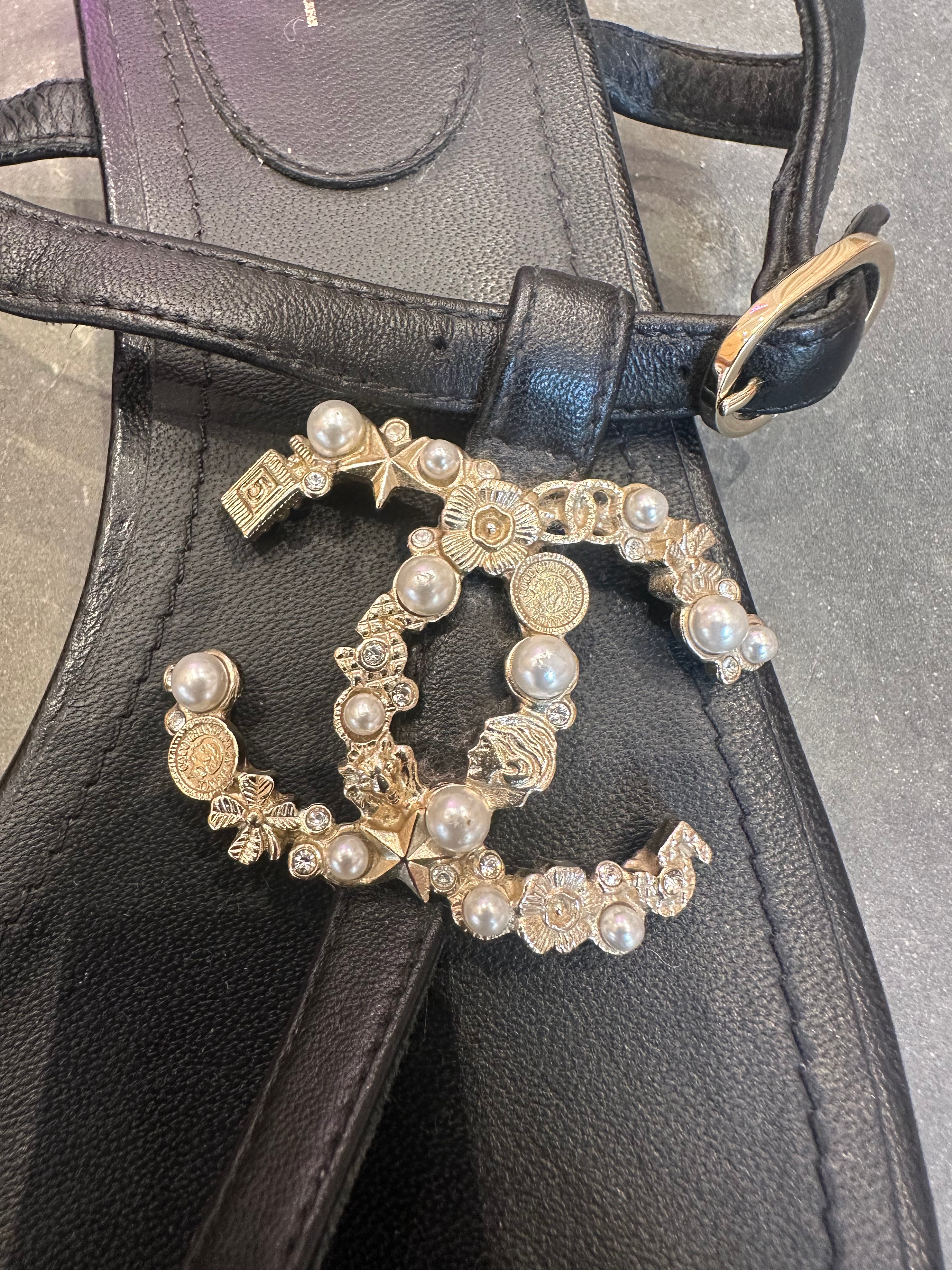 Chanel Slingback Sandal (EU38)
