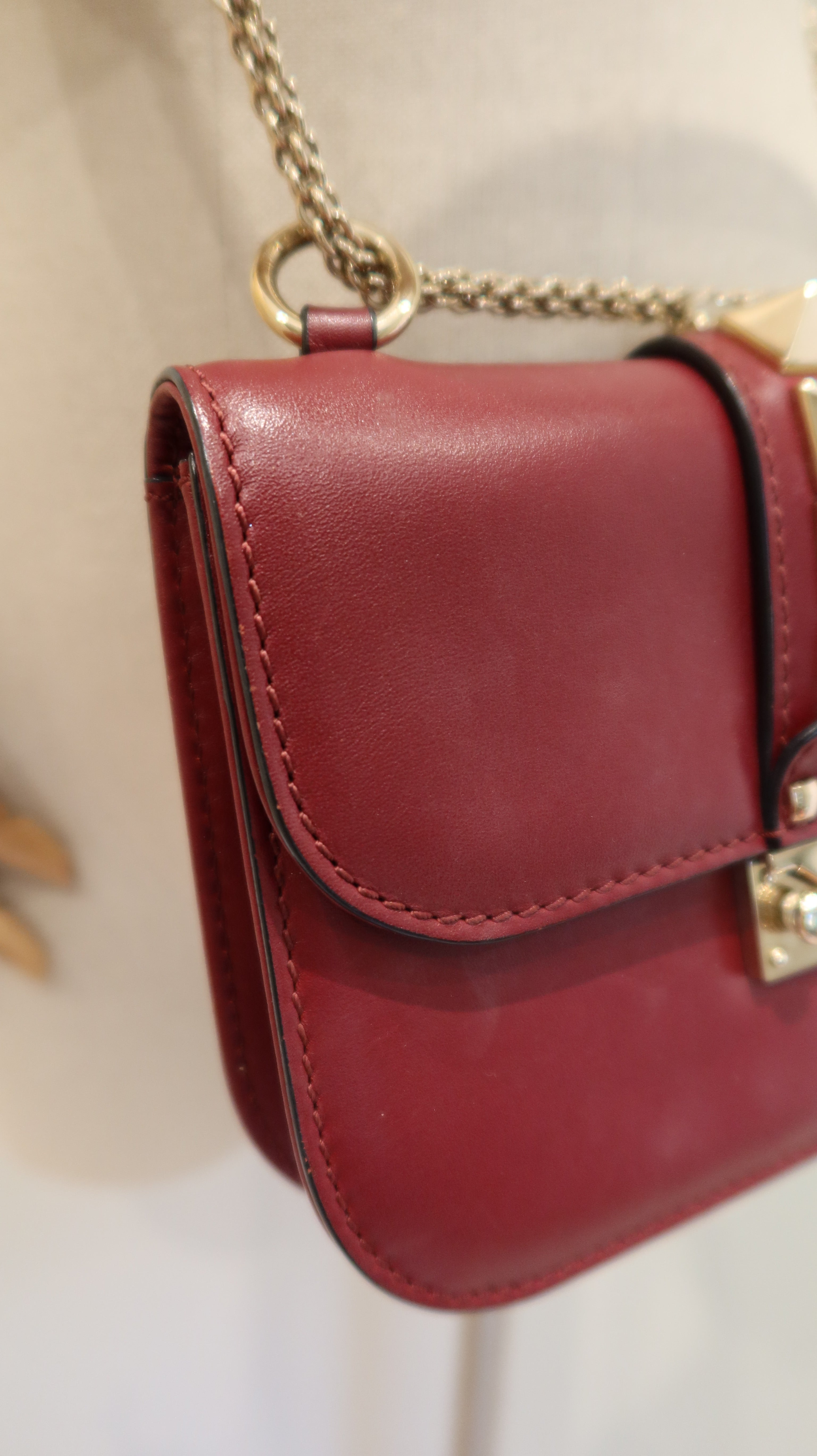 Valentino Rockstud Glam Lock Flap Bag