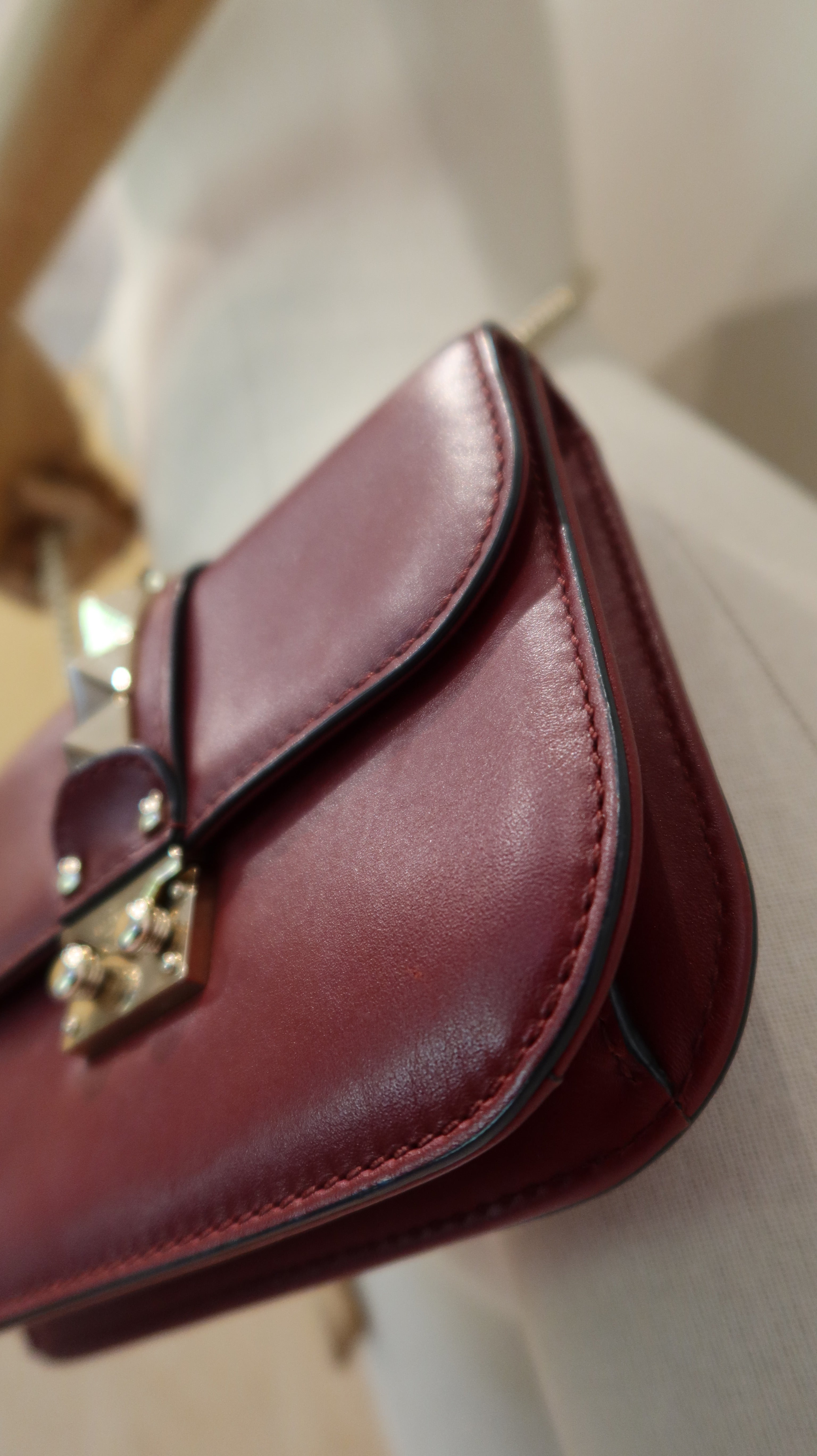 Valentino Rockstud Glam Lock Flap Bag