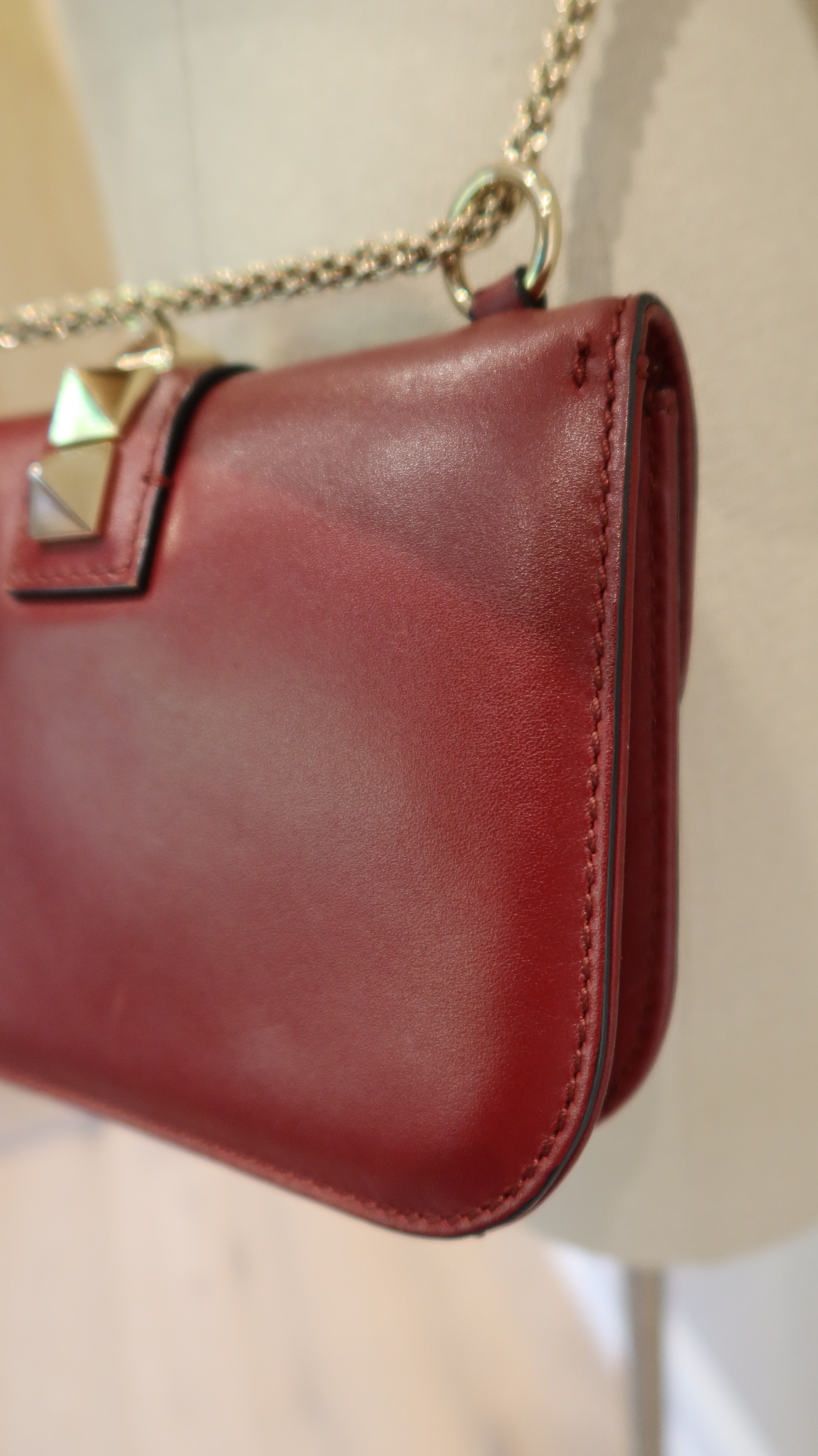 Valentino Rockstud Glam Lock Flap Bag