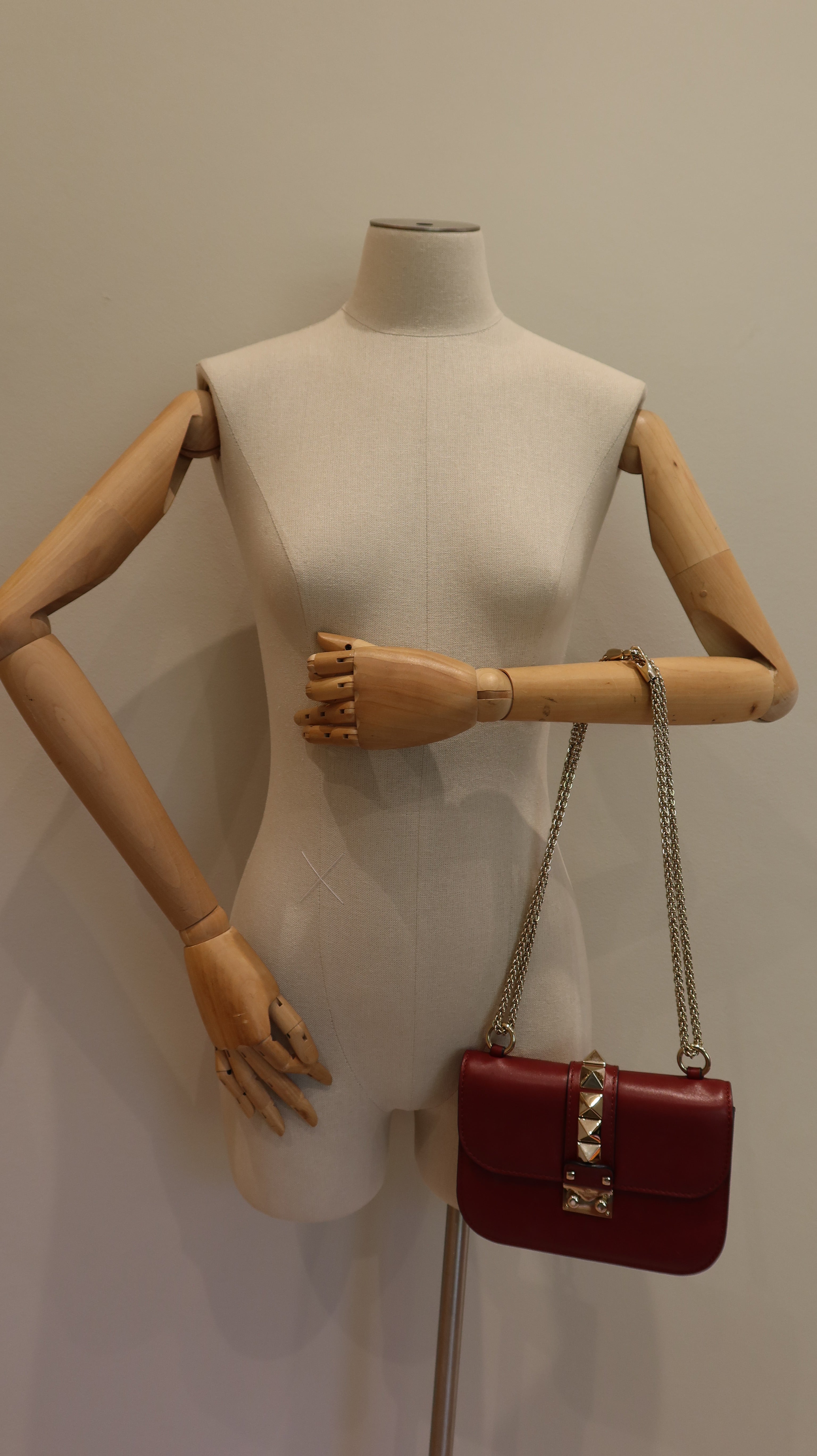 Valentino Rockstud Glam Lock Flap Bag