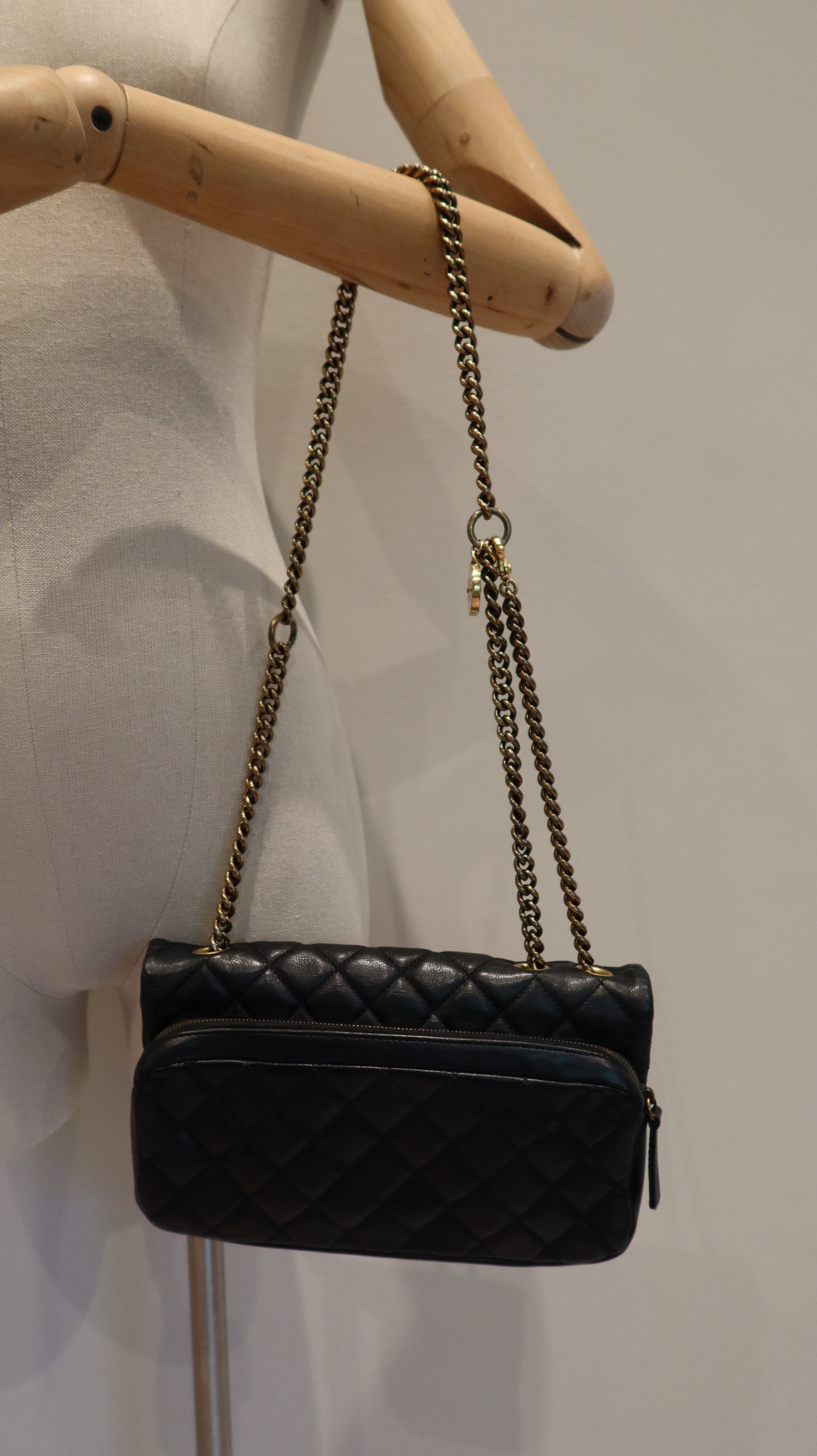 Chanel East West Flap Bag