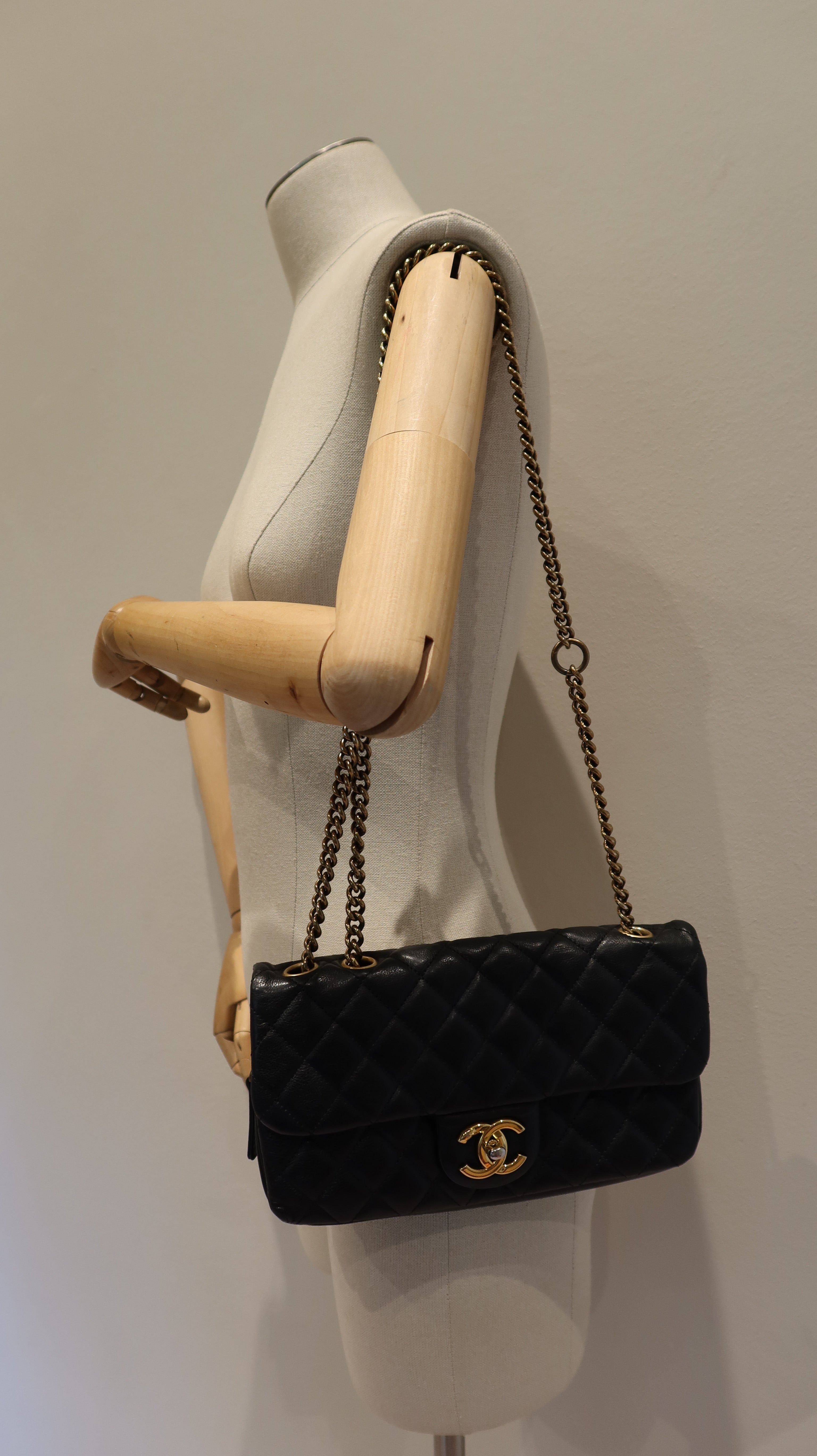 Chanel East West Flap Bag