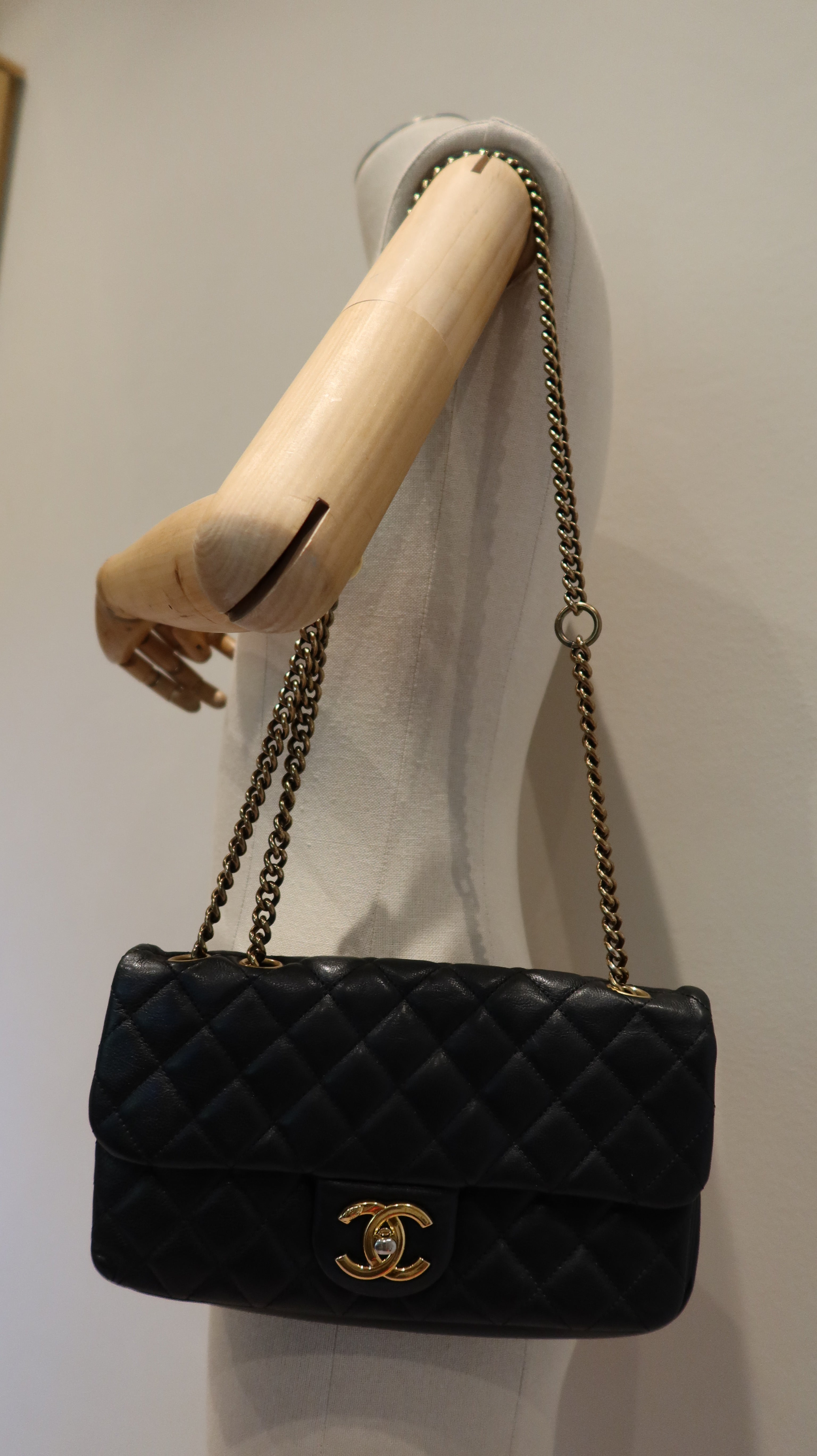 Chanel East West Flap Bag
