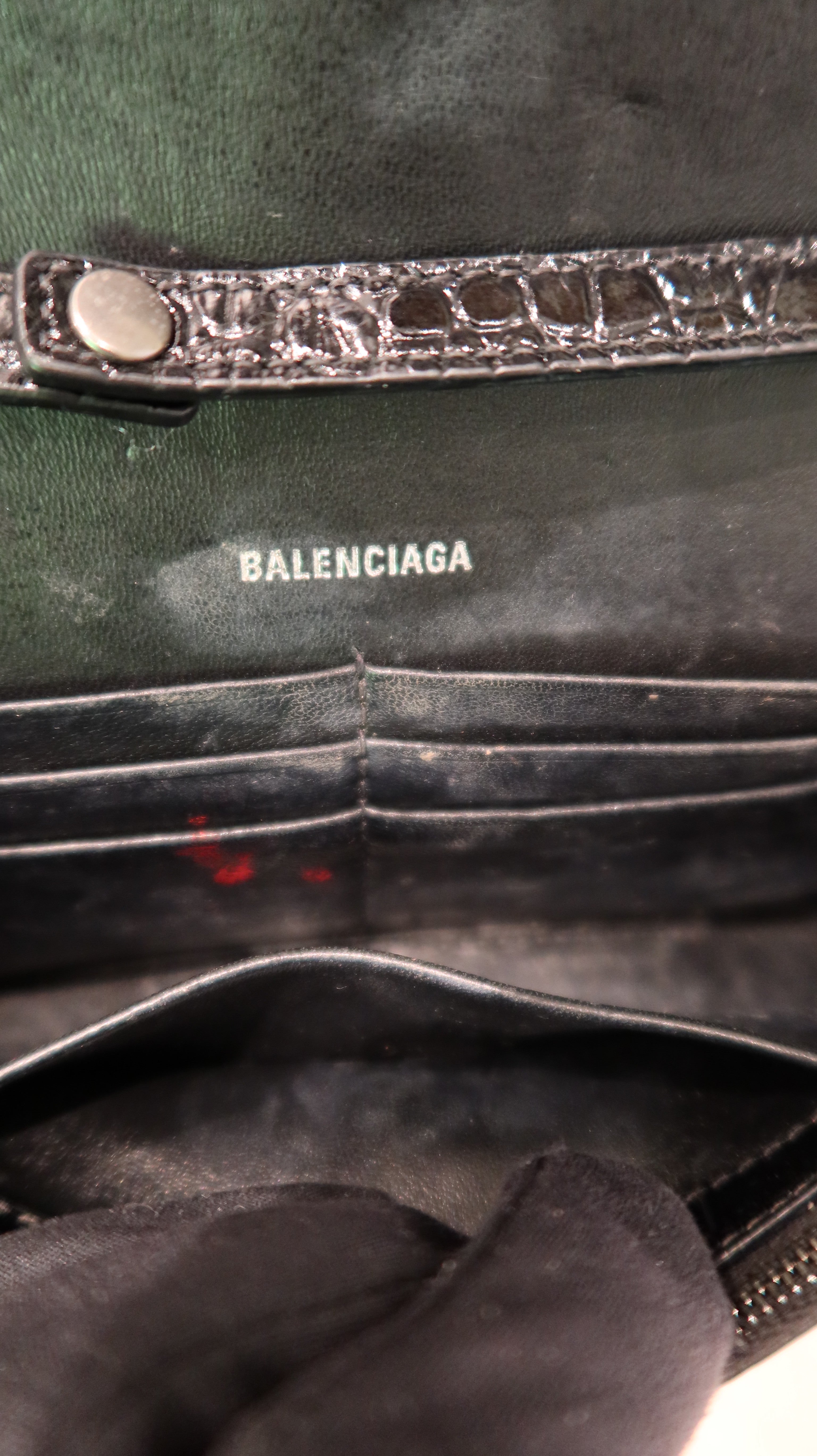 Balenciaga Hourglass Wallet On Chain