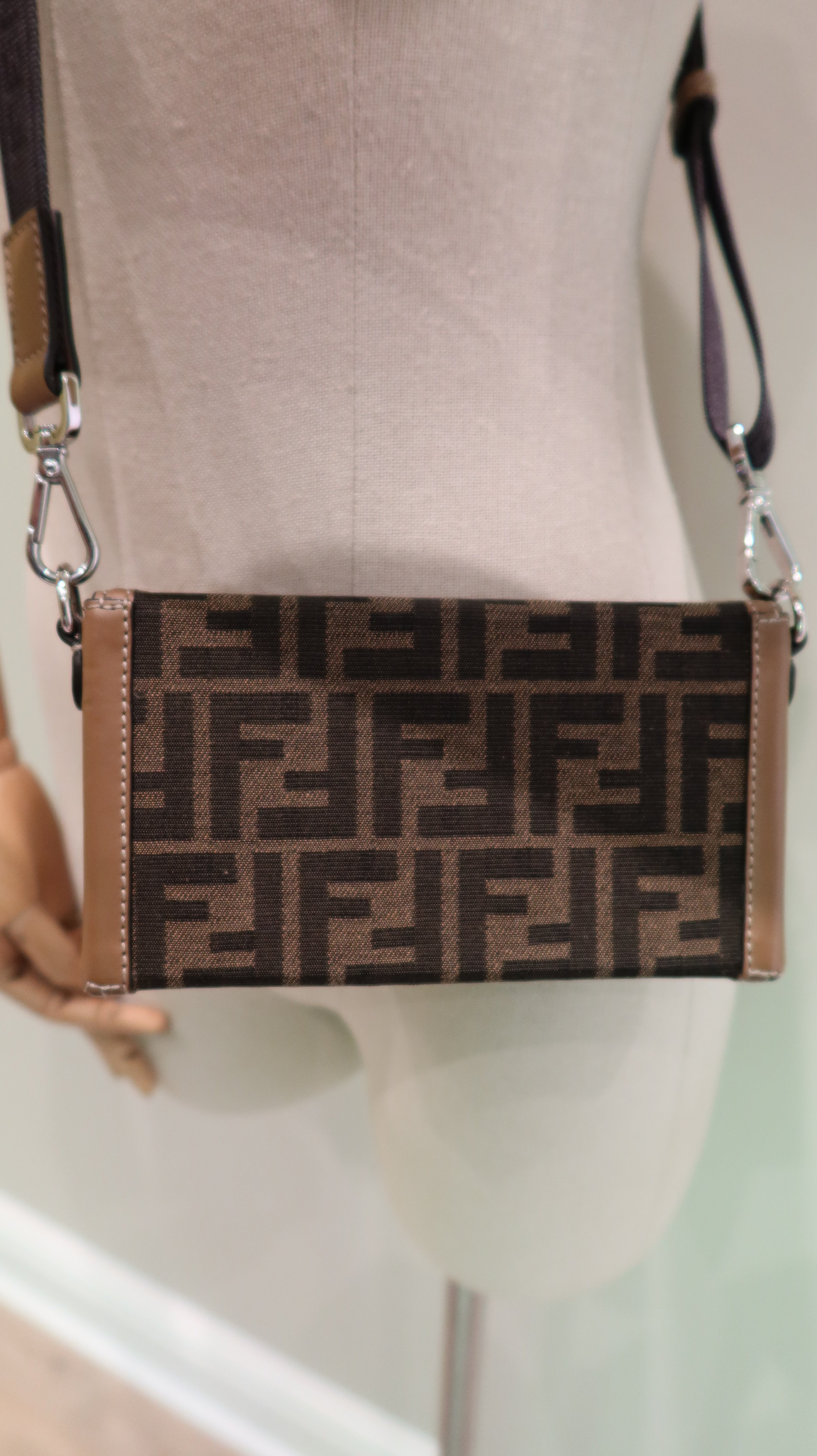Fendi Baguette Crossbody Bag