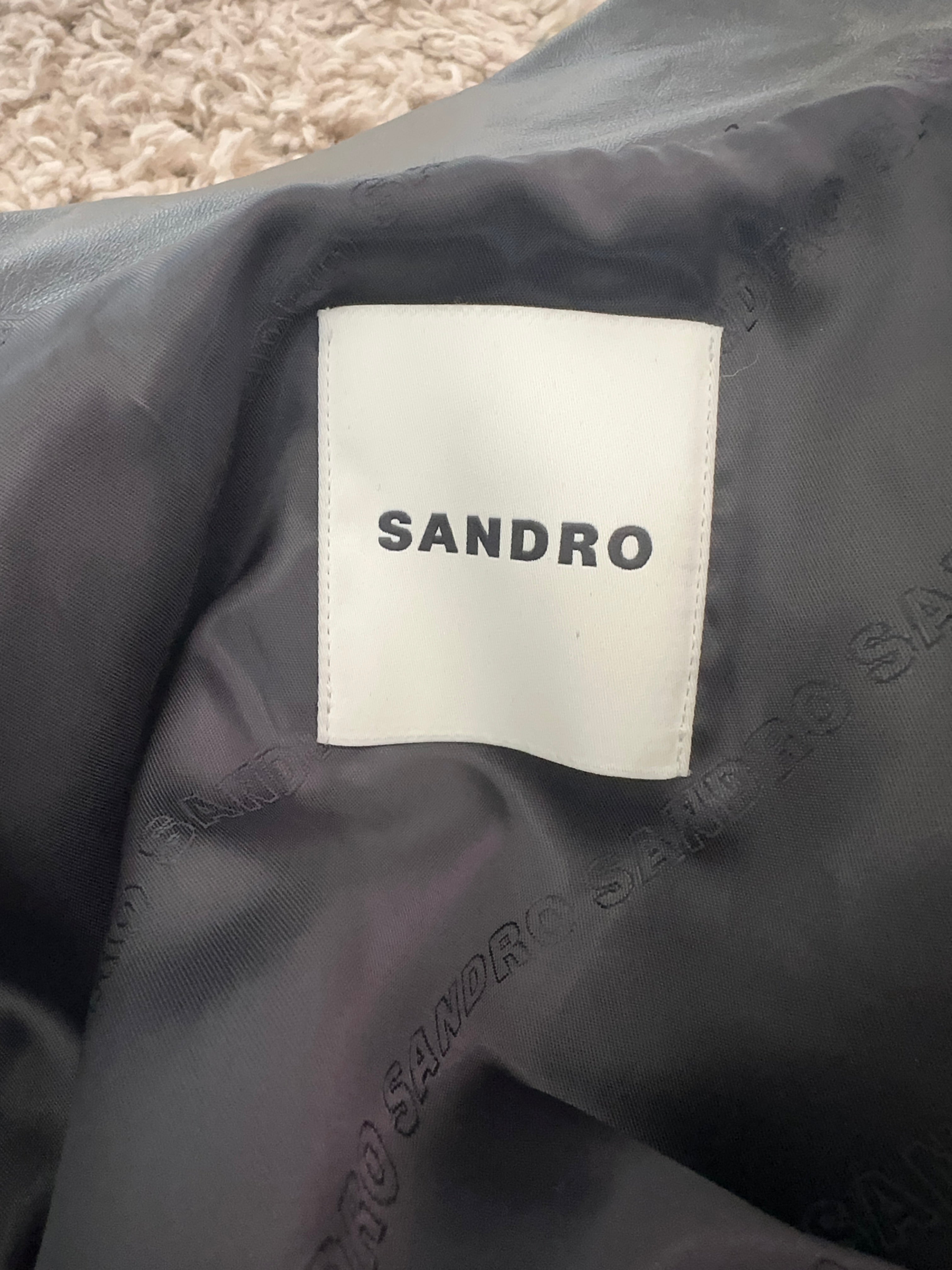 Sandro Leather Jacket (S)