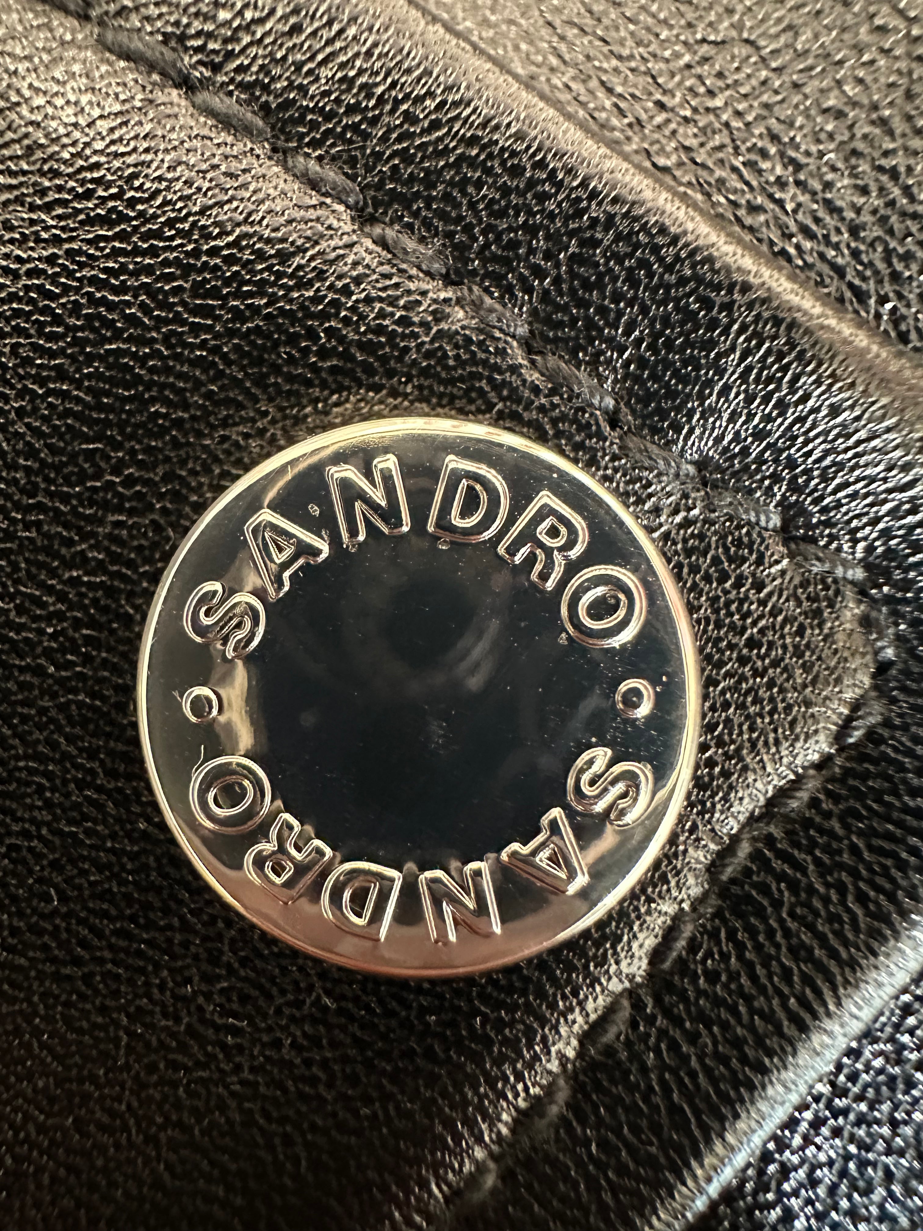 Sandro Leather Jacket (S)